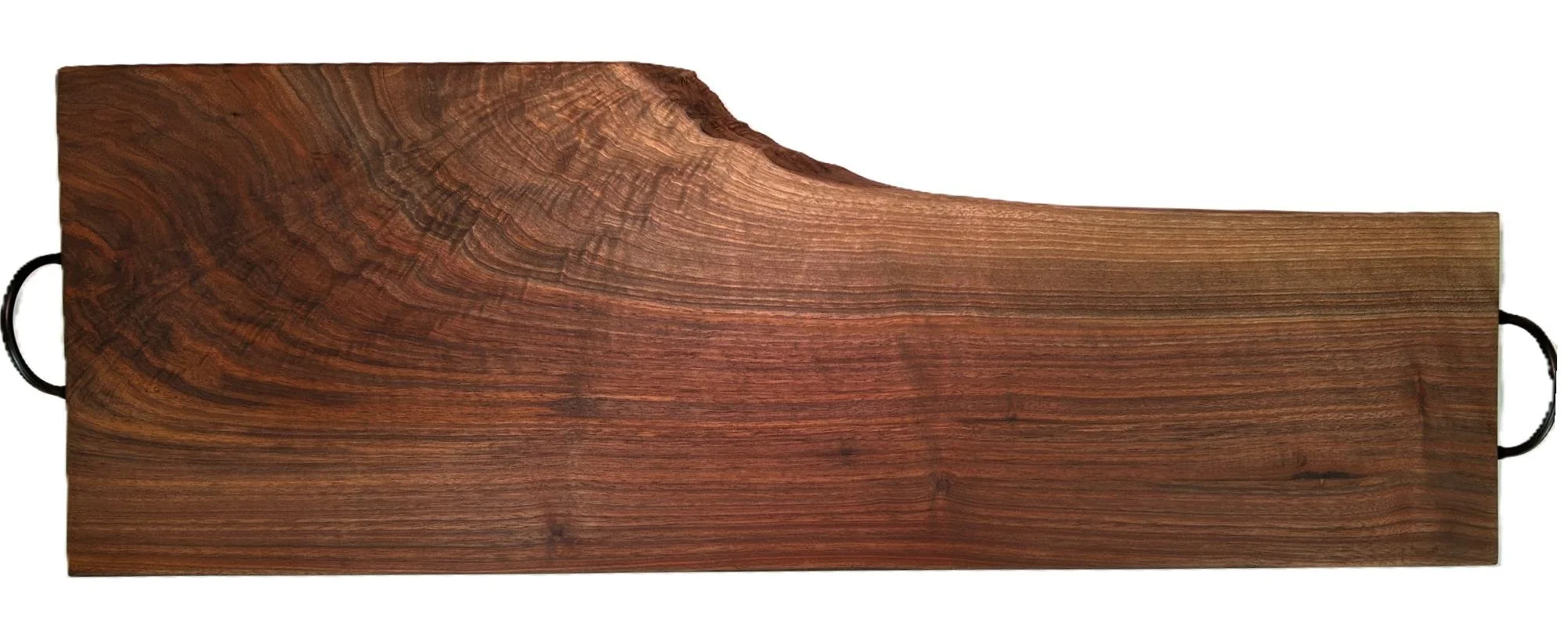 32" x 12" Live Edge Black Walnut Serving Tray