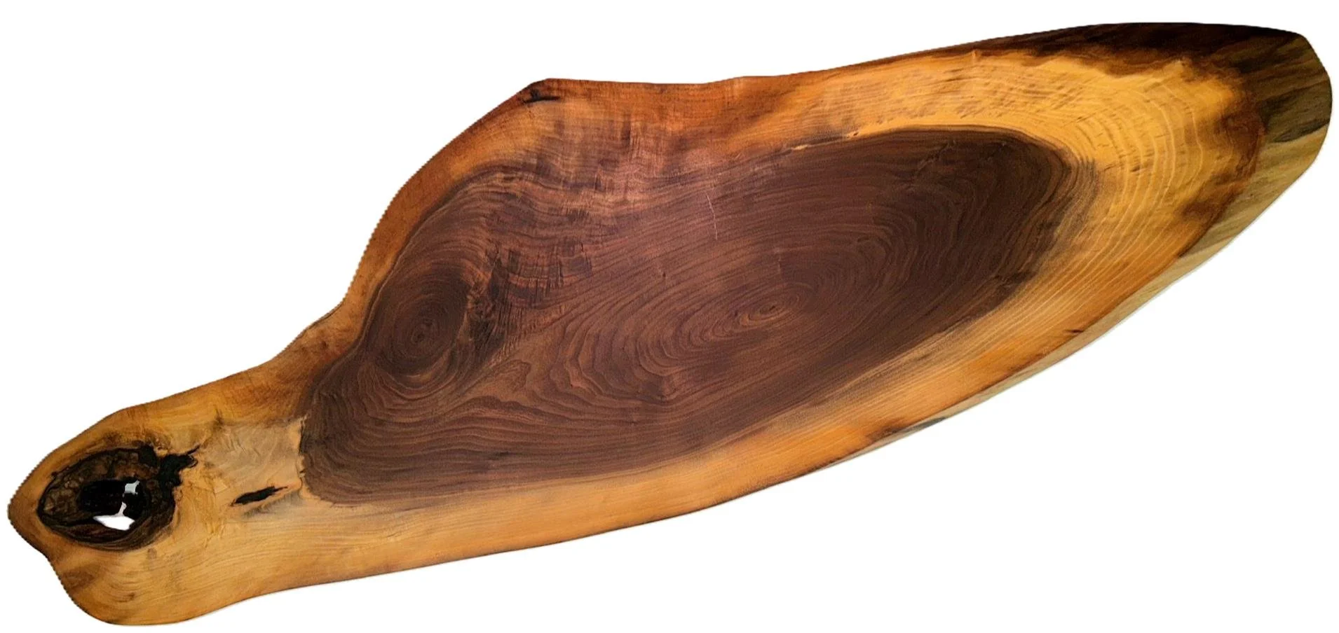 48" x 15" Black Walnut Charcuterie Board