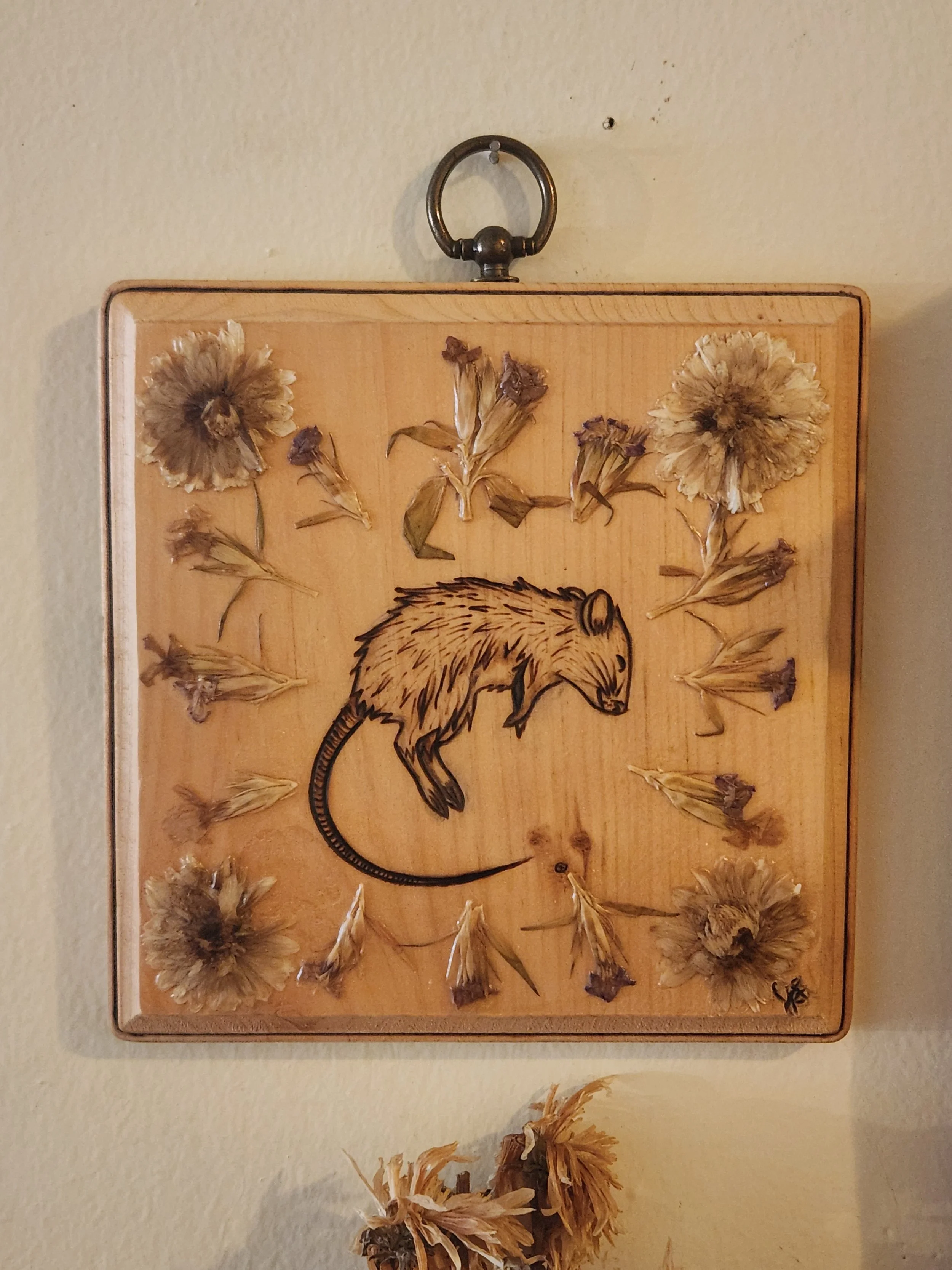 Mouse Woodburning