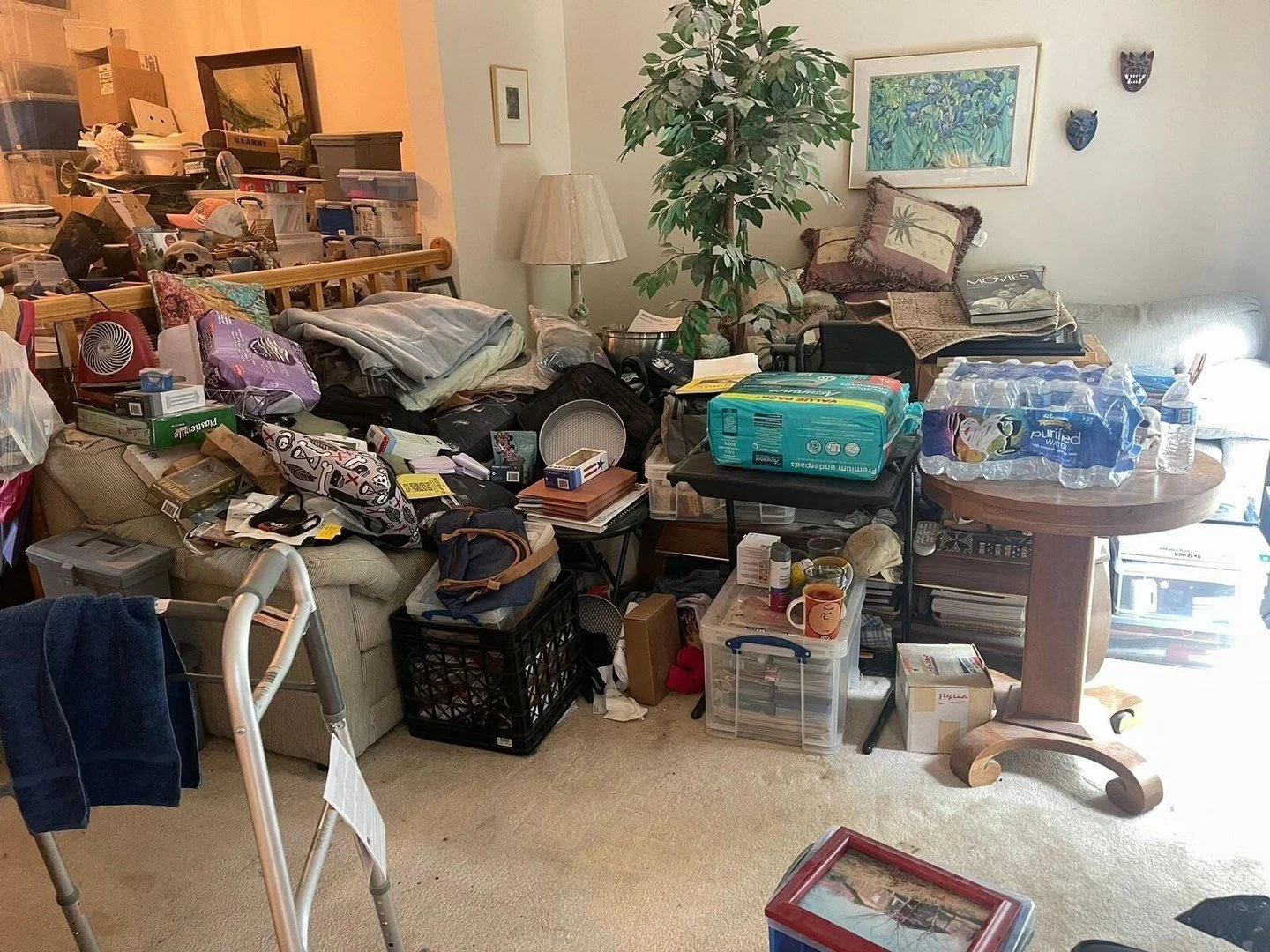 This front closet was packed with items that were no longer needed, so we gave it a fresh purpose! Now, it&rsquo;s a functional space where everything he needs is easy to find and within reach. 

#ClosetTransformation #OrganizedLiving #FunctionalSpac