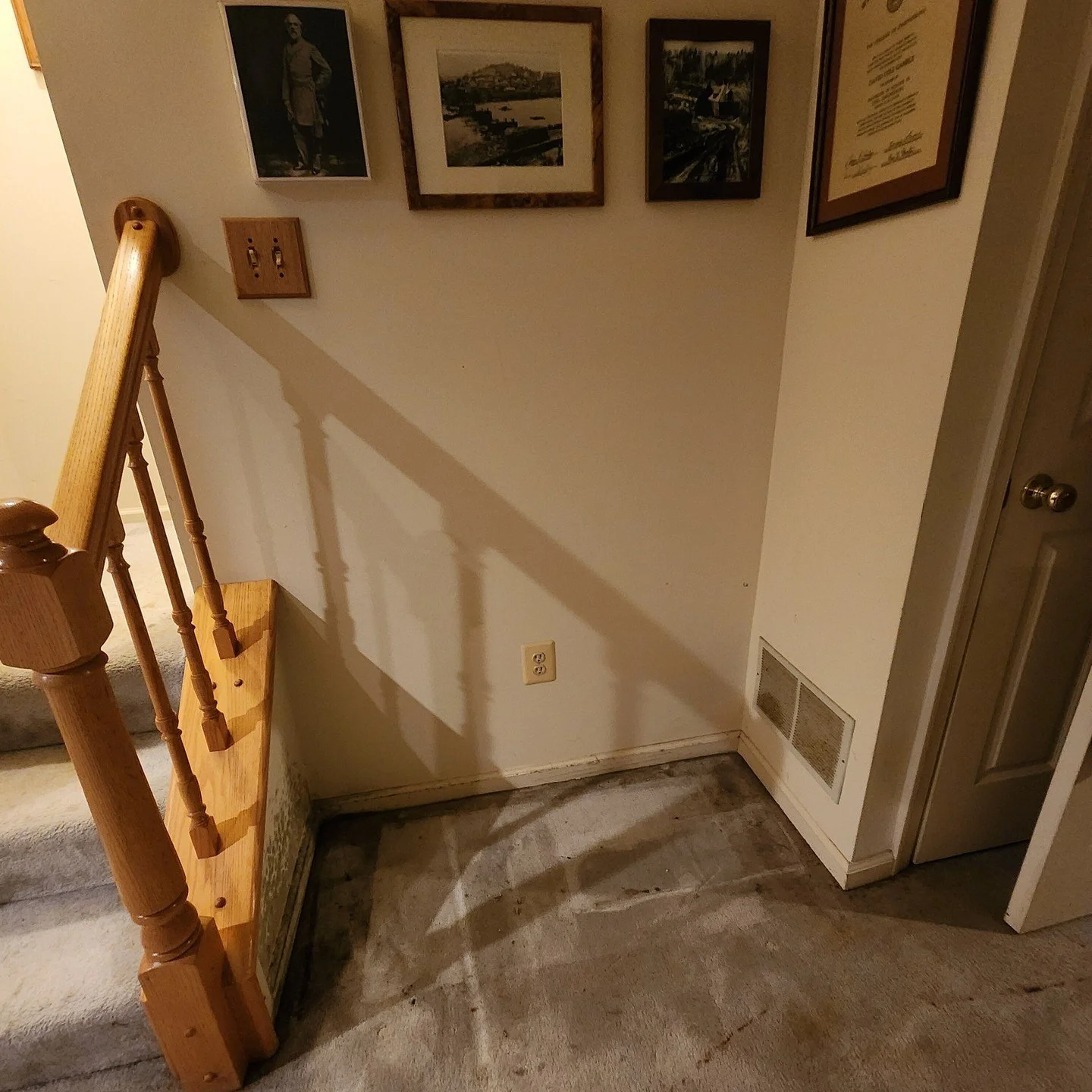 Take a look at this basement makeover! It was packed with old stuff that just wasn&rsquo;t needed anymore. After a big declutter, it looks so much better! Ah,  it feels great to have space again!!
#BasementRefresh #DeclutteredAndOrganized#professiona