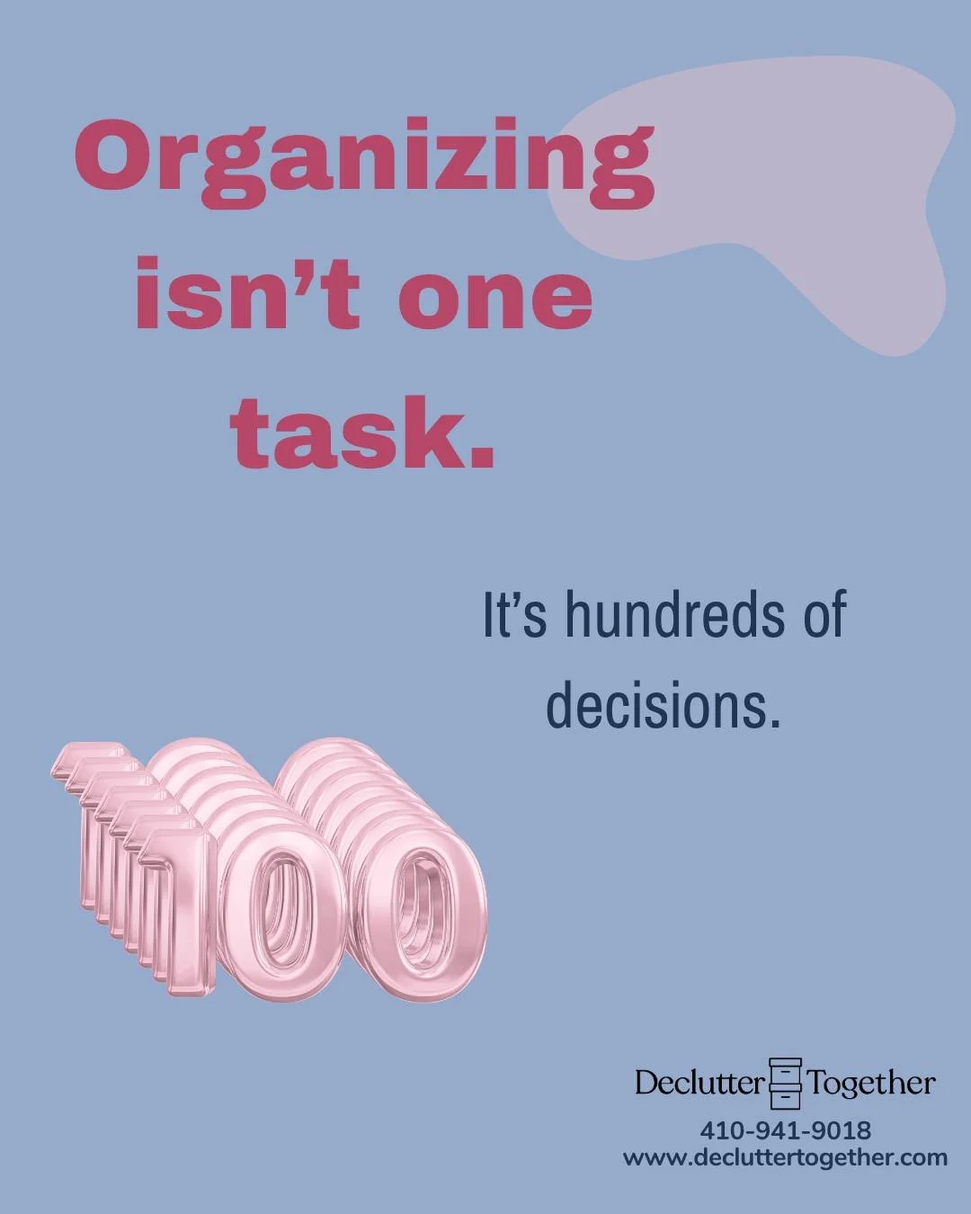 One of the biggest hidden reasons organizing feels so hard 🏡💭 is decision fatigue.

It&rsquo;s not just &ldquo;cleaning up&rdquo; 🧹.
It&rsquo;s constant evaluating, choosing, and rethinking 🔄.

And when your brain is already full from work, kids,