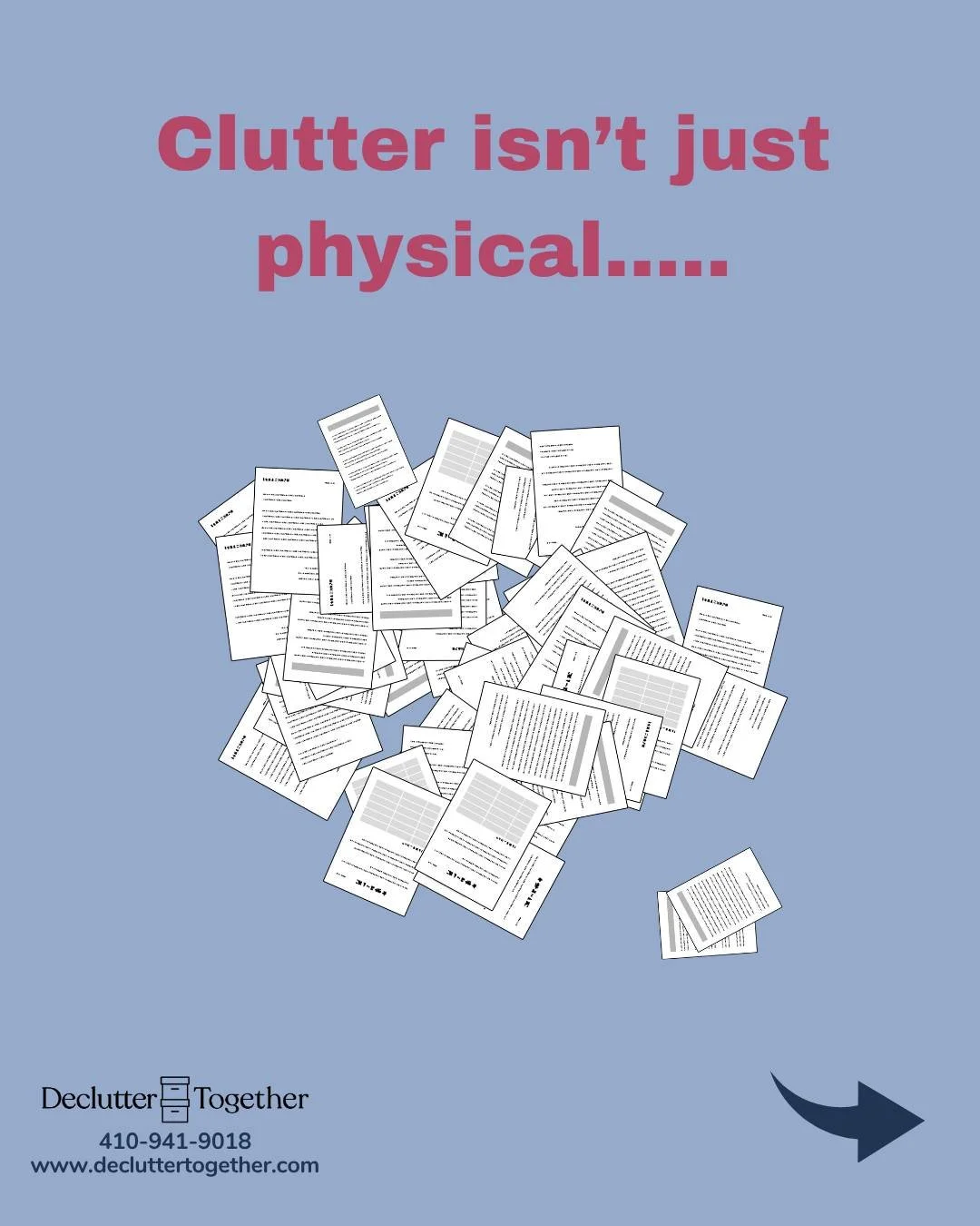 Clutter isn&rsquo;t just physical 🏡.

It often carries:
&bull; guilt 😔
&bull; memories 💌
&bull; pressure ⚡
&bull; &ldquo;I should keep this&rdquo; thinking 🤷&zwj;♀️

That&rsquo;s why organizing can feel heavy 🧠💨.

You&rsquo;re not just sorting 
