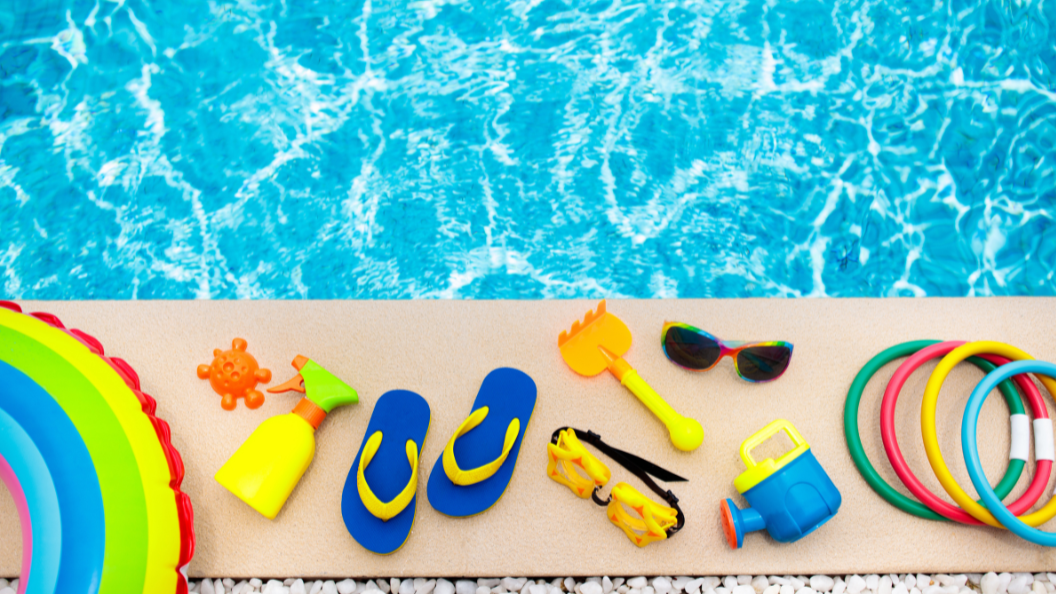 pool organization for quick grab and go