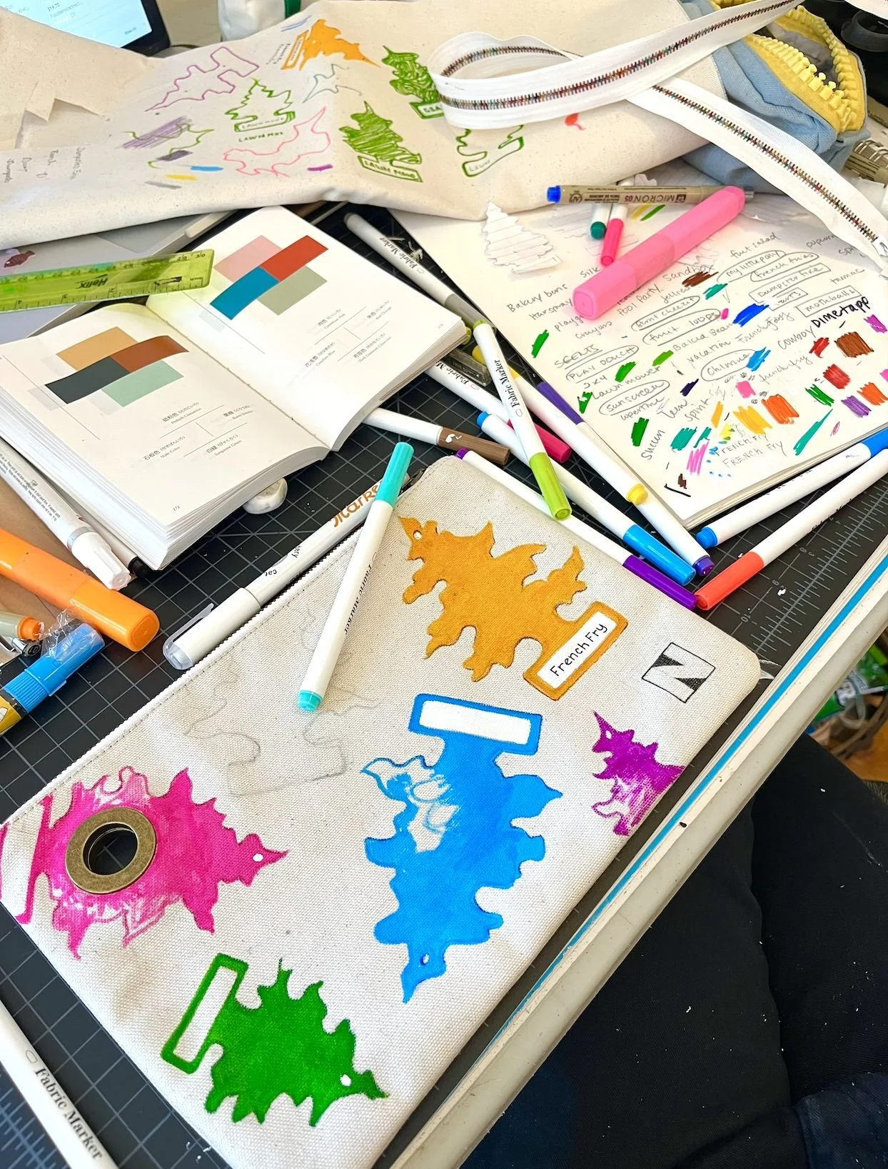 My work: Creation of the Air Freshner Clutch. Playdough, French Fry and other scents. Always maintain a sense of humor and play in life.