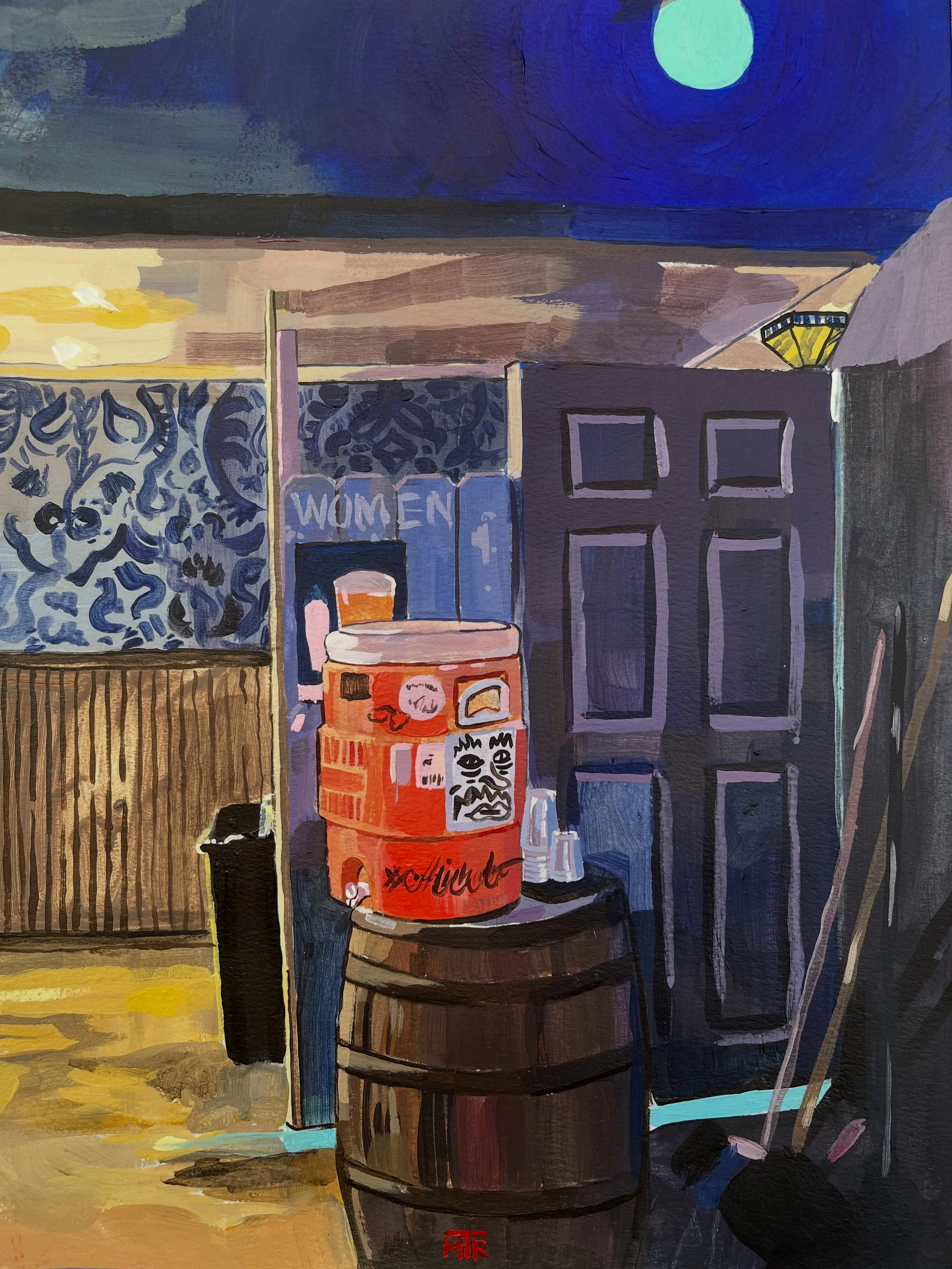 Hardest Worker |
Acrylic on Paper |
27.9 x 38.1cm |
2025 |
