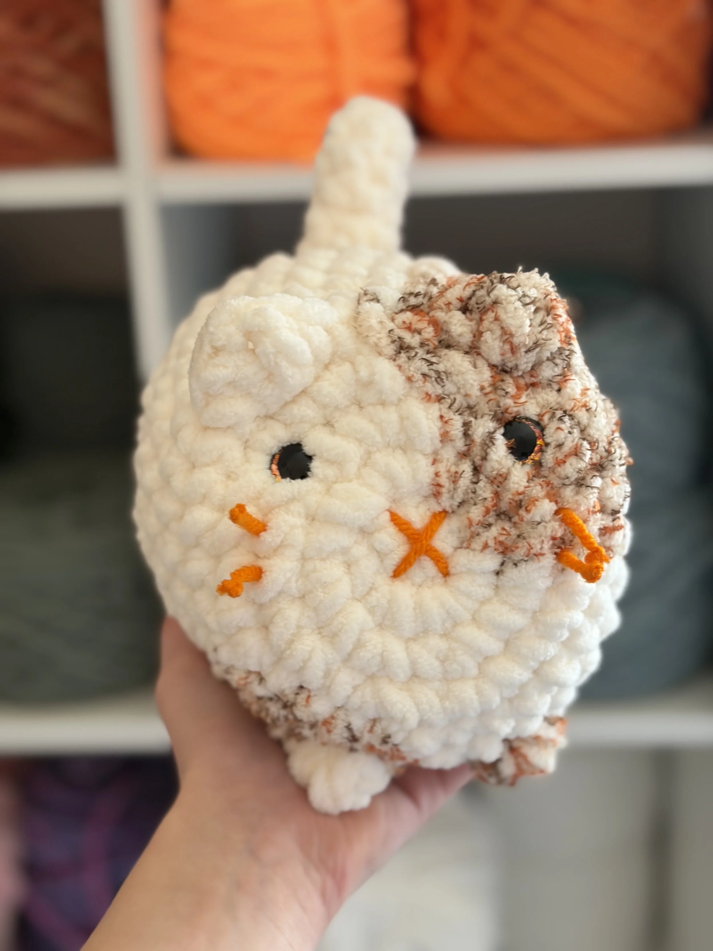 White and Orange Loaf Cat