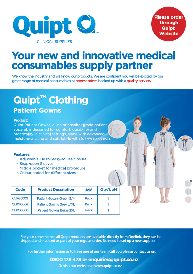 Patient Gown Info Sheet