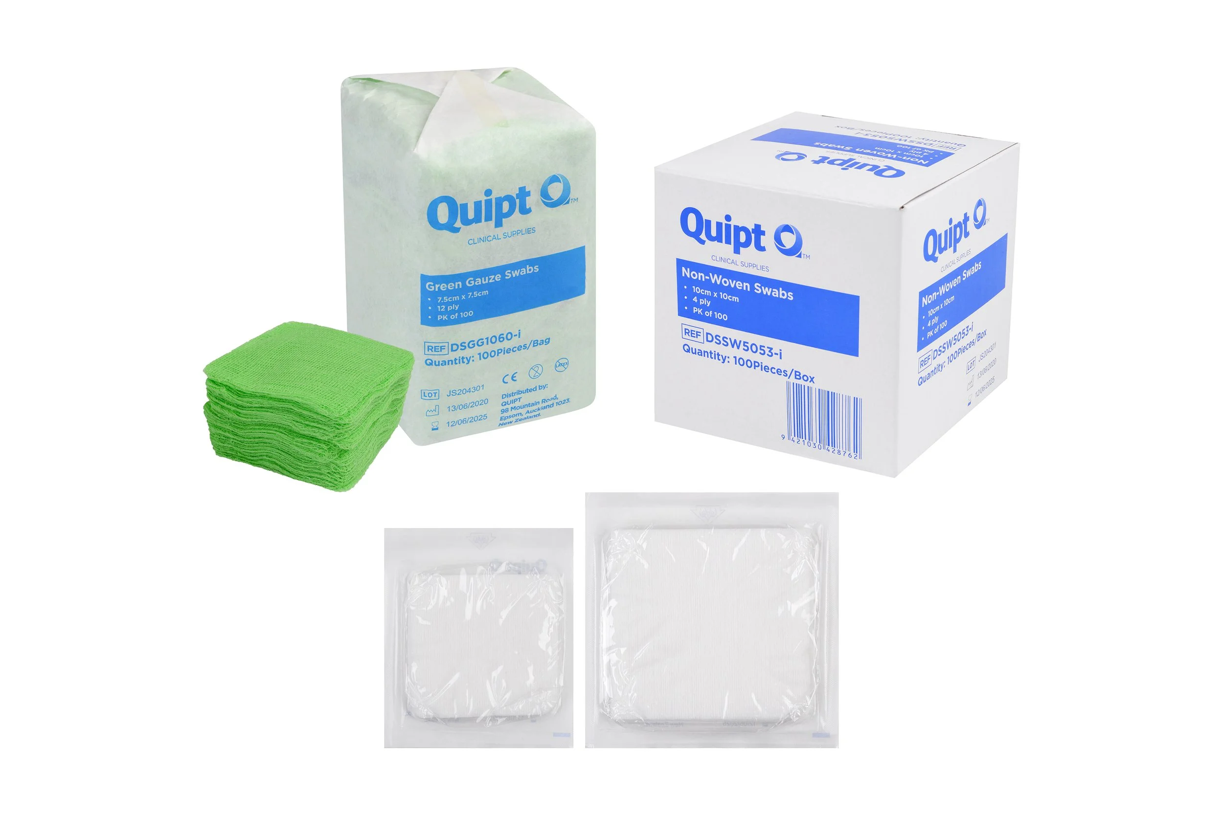 Non-Woven and Gauze Swabs
