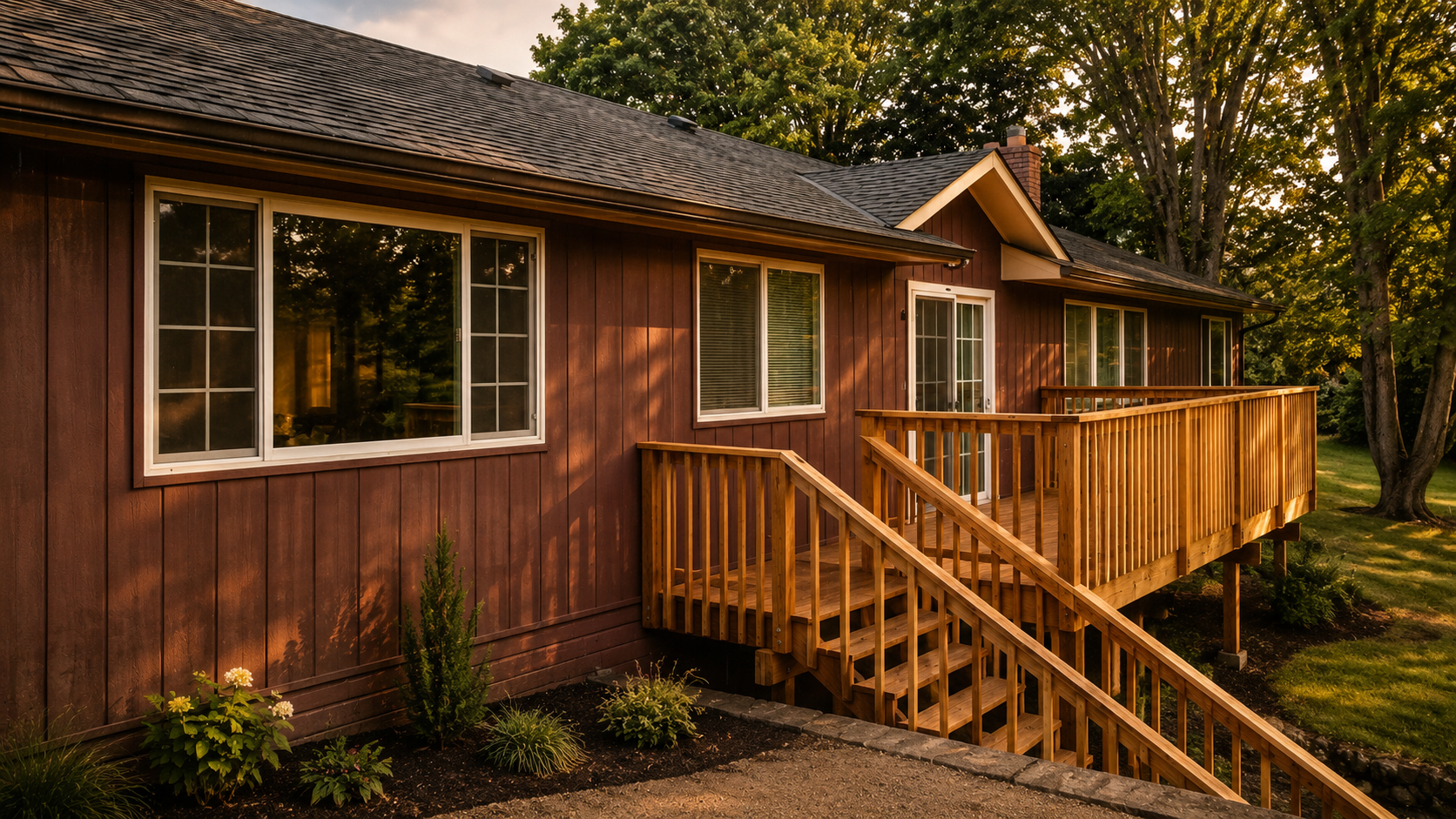 New Sunlit Deck