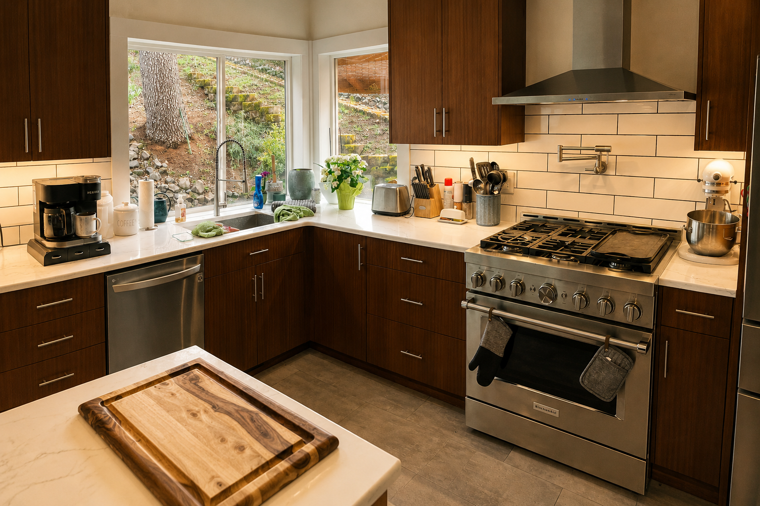 Stylish Craftsman Kitchen