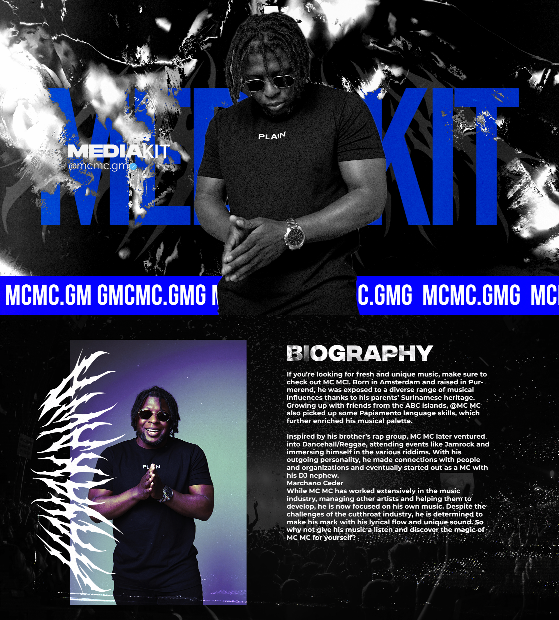 High-end presskit foto voor DJ en artiest