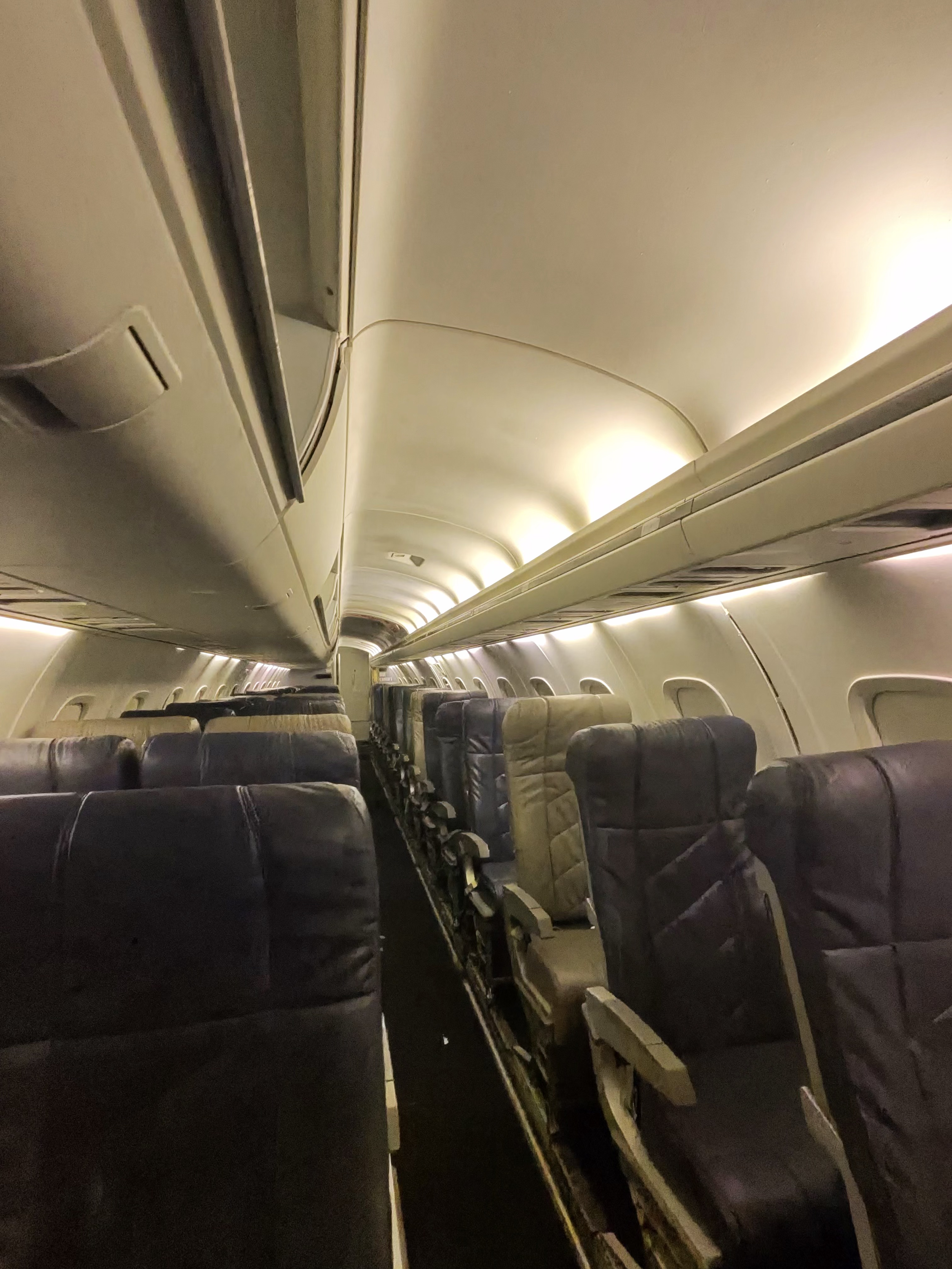 Jet Cabin Set for the "sin feels good" music video, inside an Embraer ERJ-145.