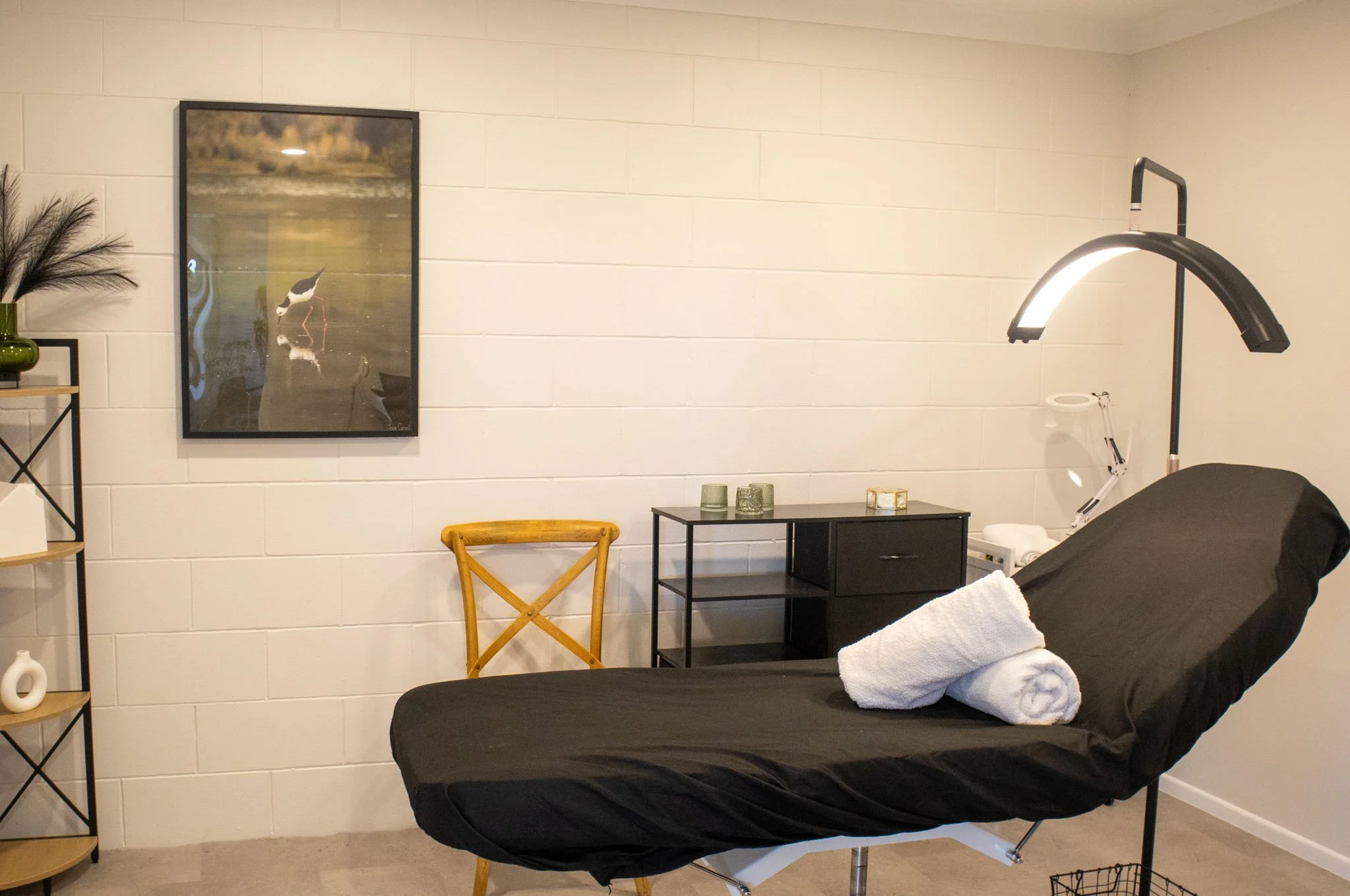Treatment room at Rewind Laser Clinic in Cambridge, New Zealand