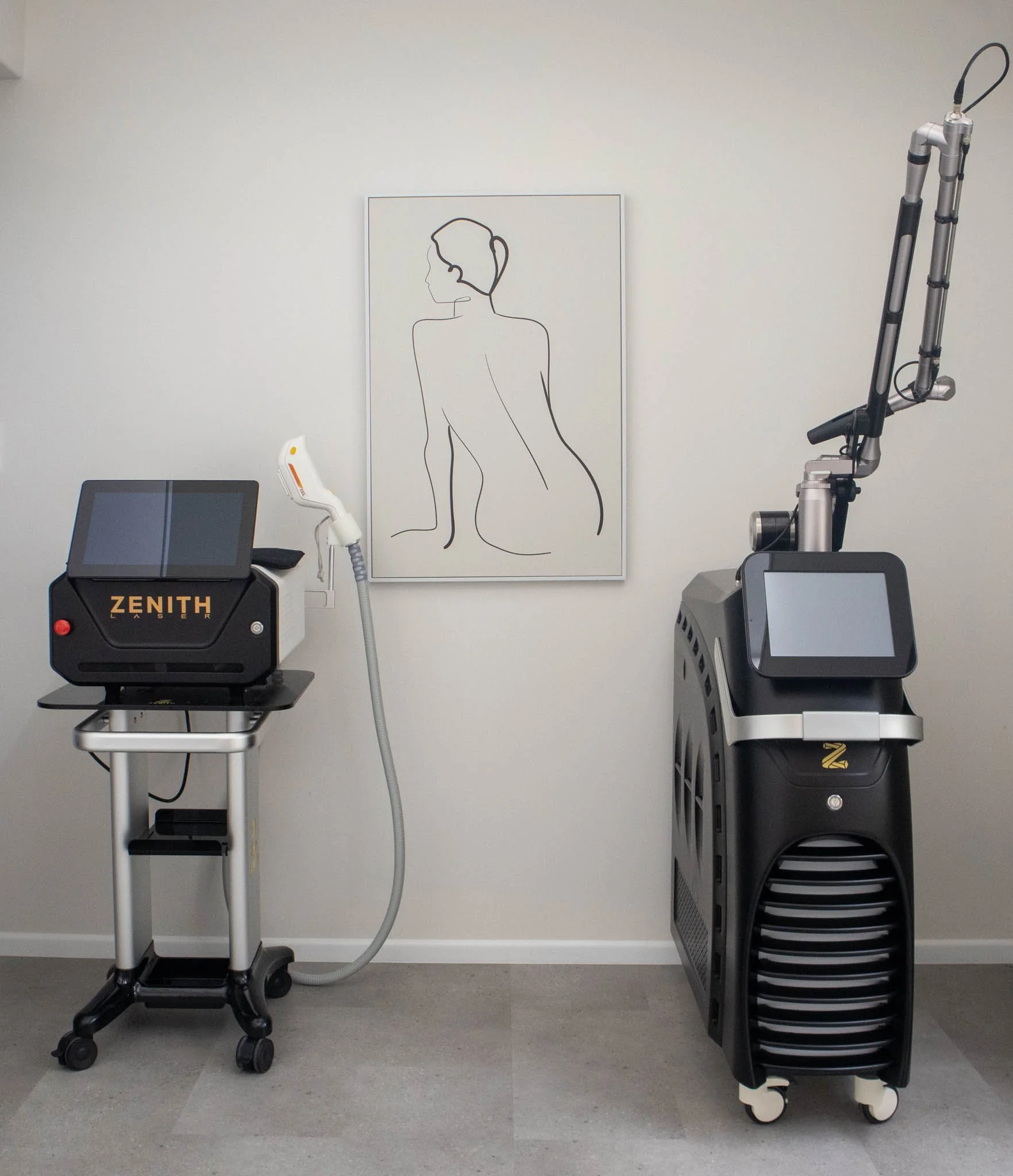 Advanced laser equipment at Rewind Laser Clinic in Cambridge, New Zealand