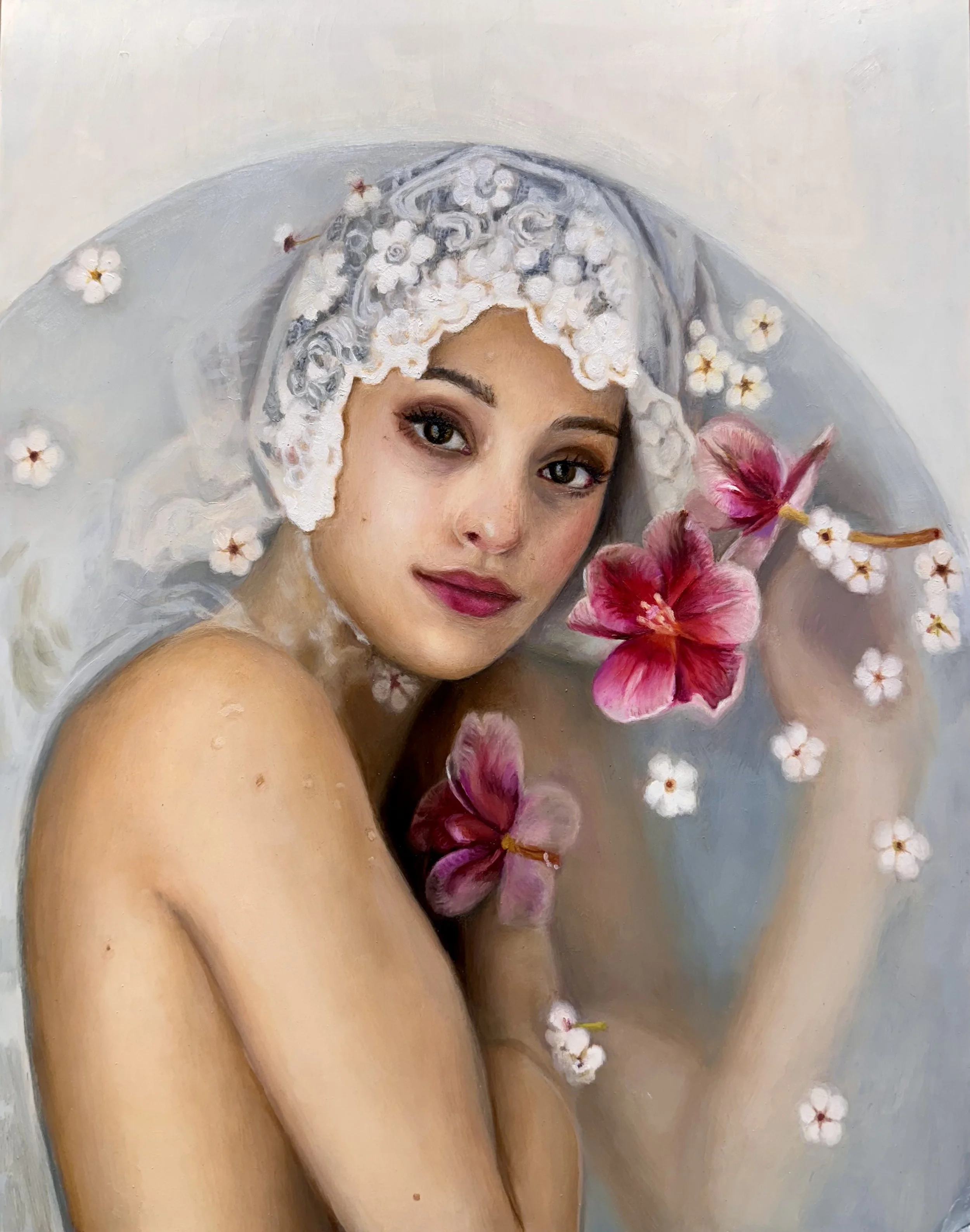 'Bathing Beauty' 14"x18" Oil on Panel