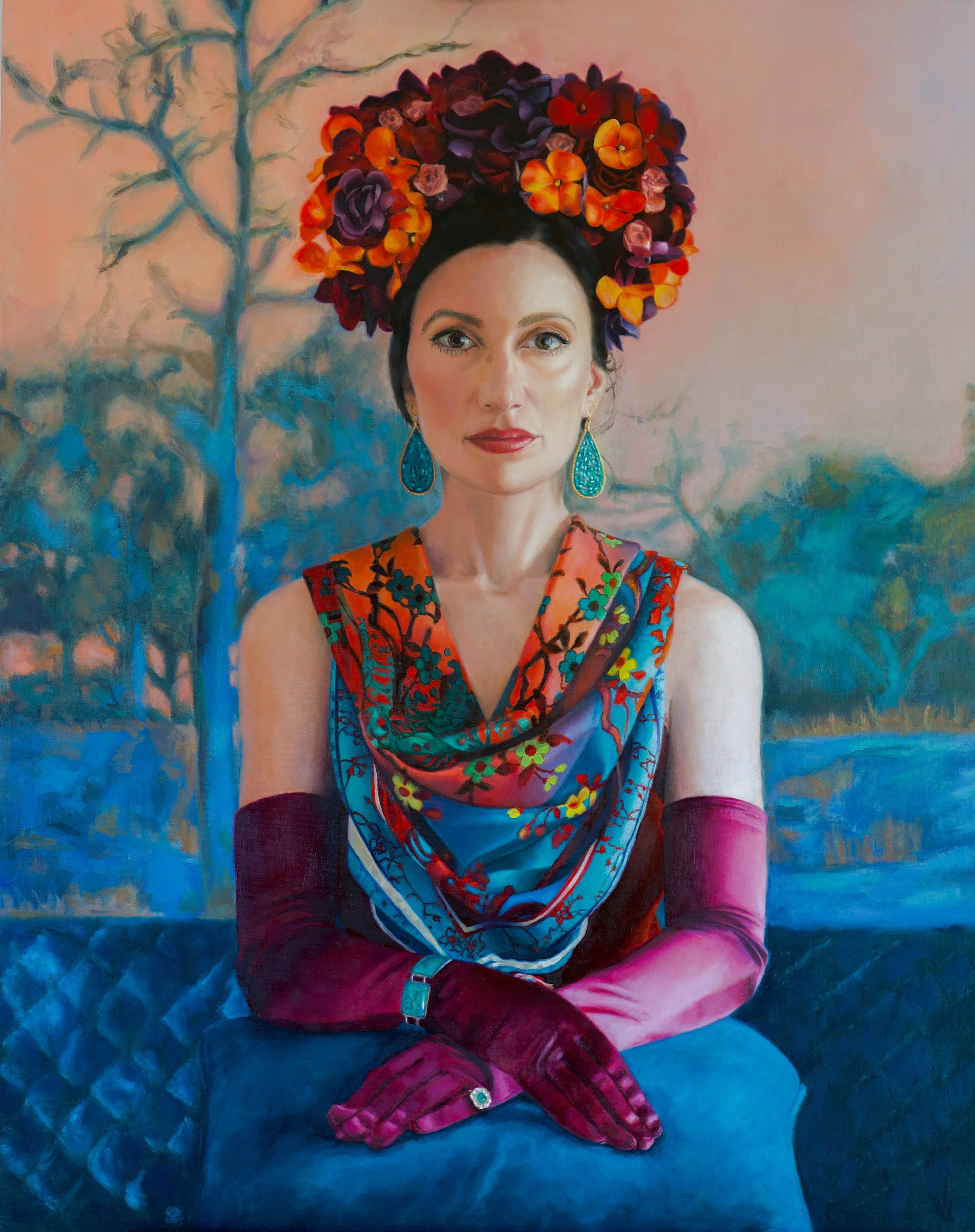 'Legado de Leila - Taylor' 24"x30" Oil on Canvas Panel