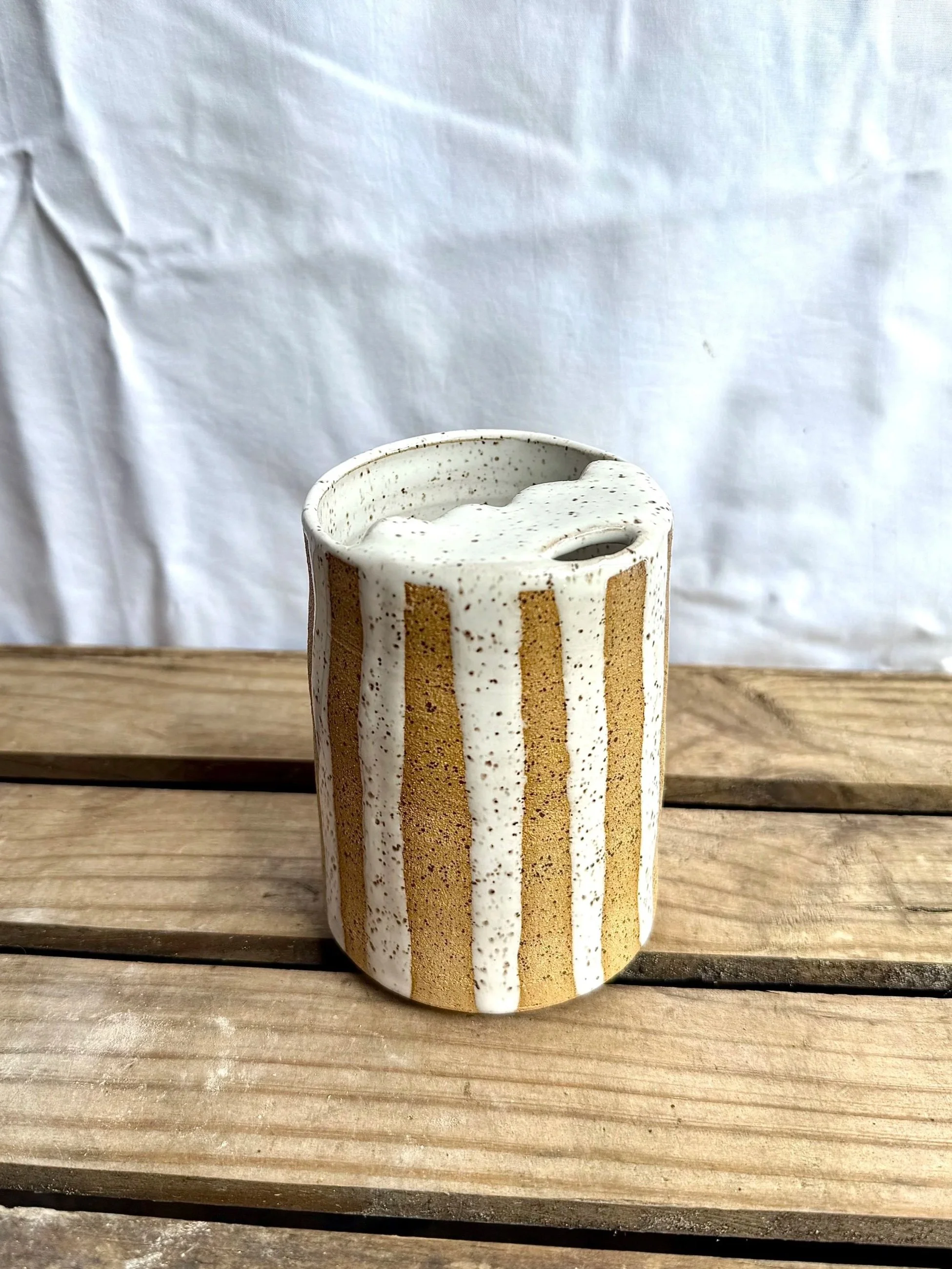 Scallop To-Go Mug - White