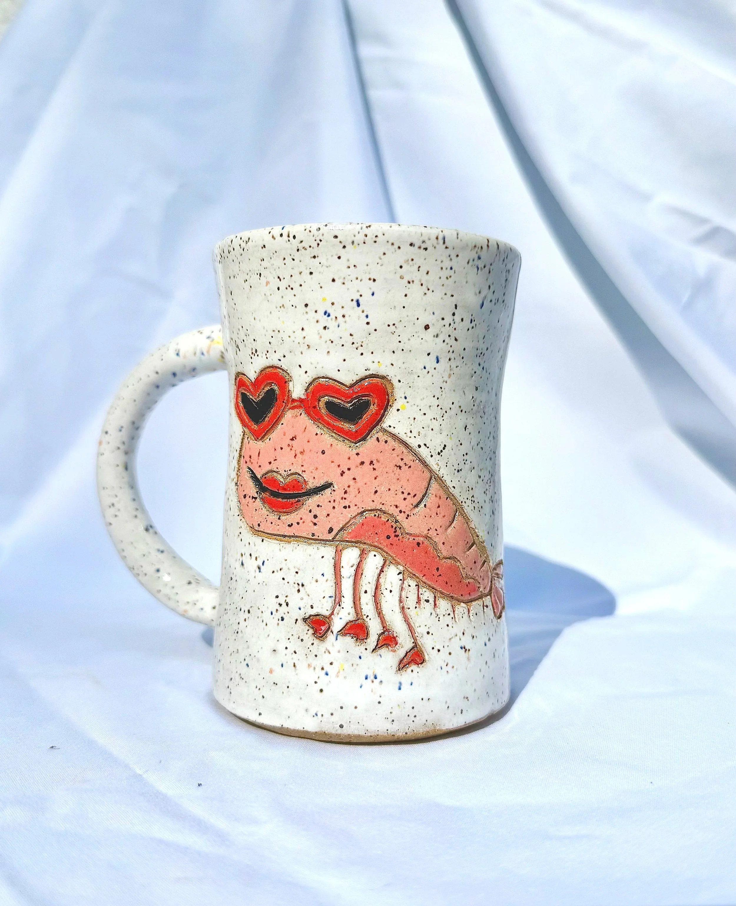 Girly Shrimp Mug - Audrey Shrimpburn
