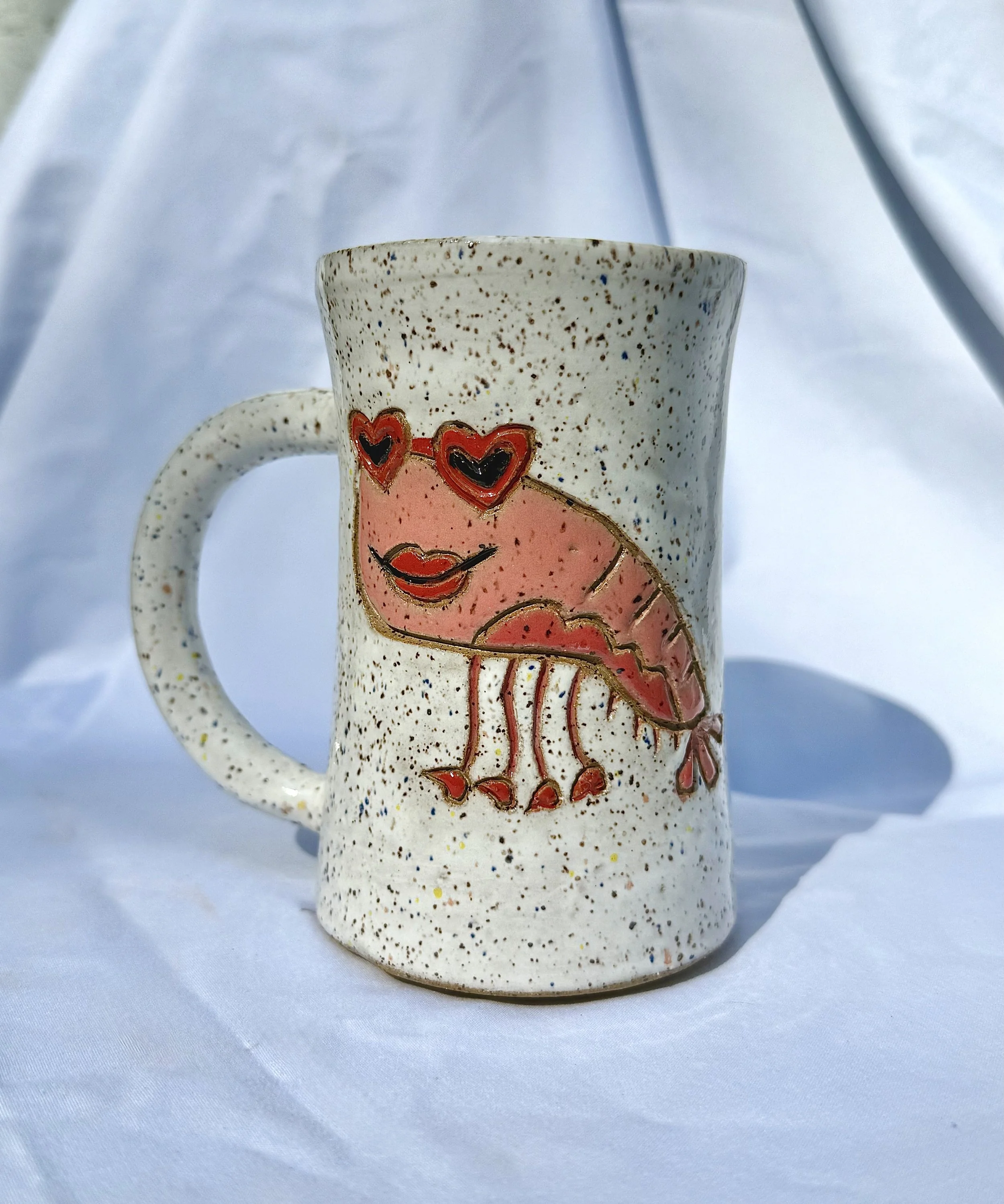 Girly Shrimp Mug - Audrey Shrimpburn