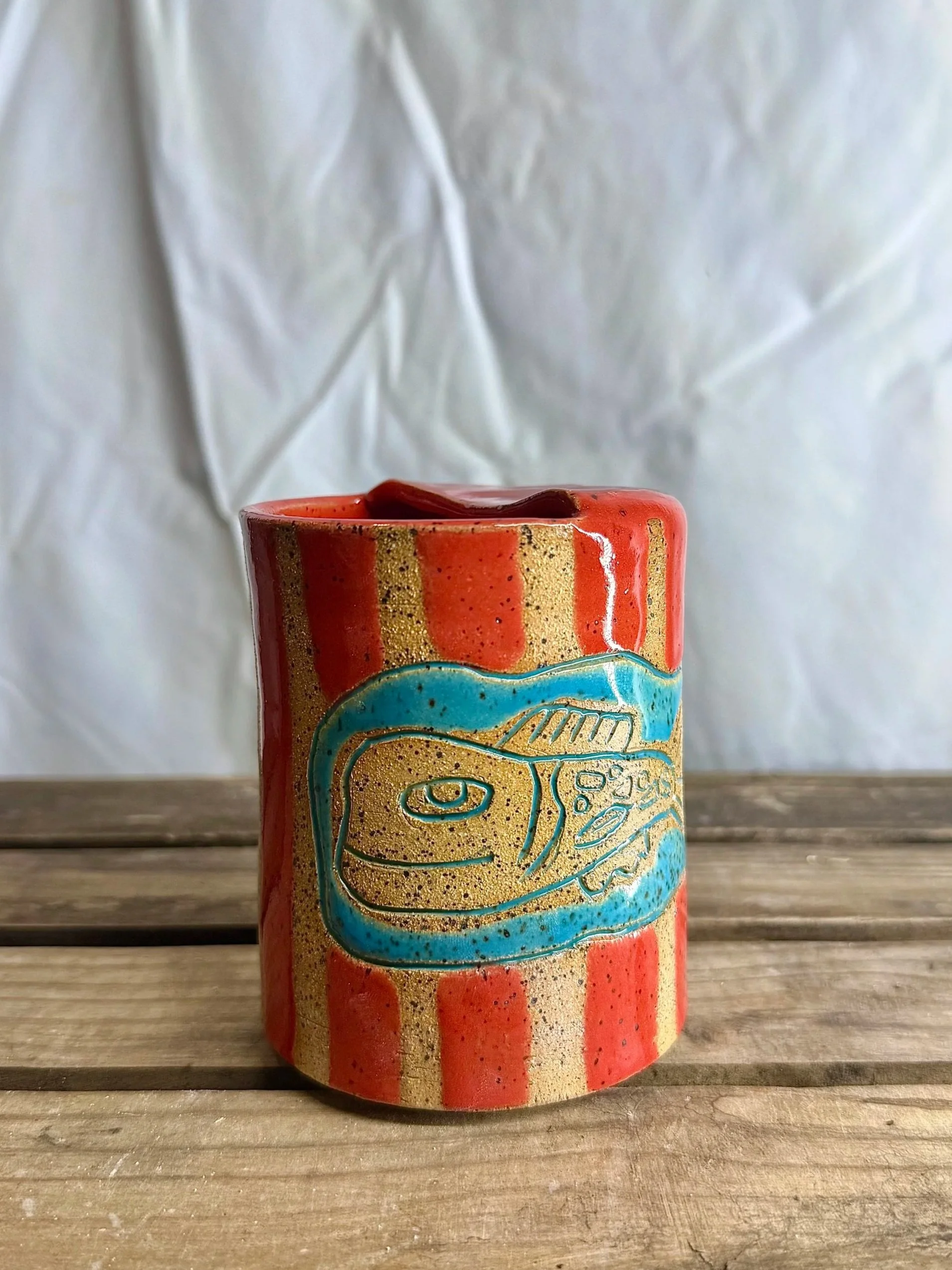 Fish To-Go Mug - Spotted