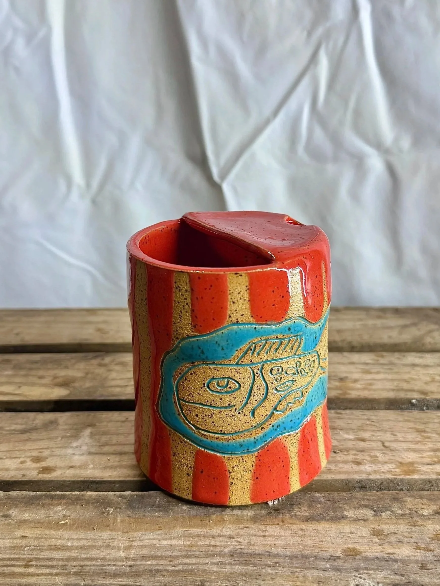 Fish To-Go Mug - Spotted