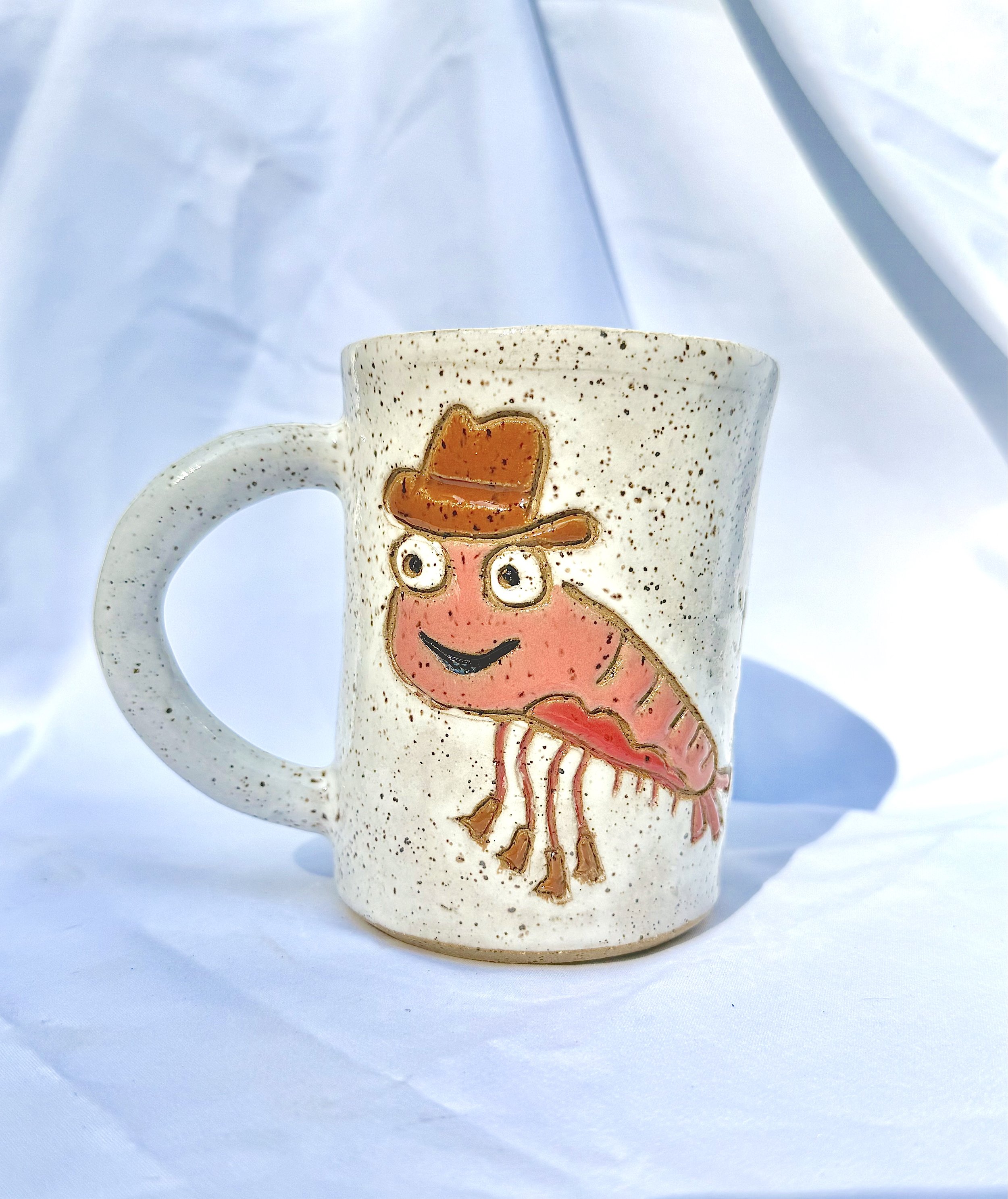 Cowboy Shrimp Mug - Wild Shrimp Hickok