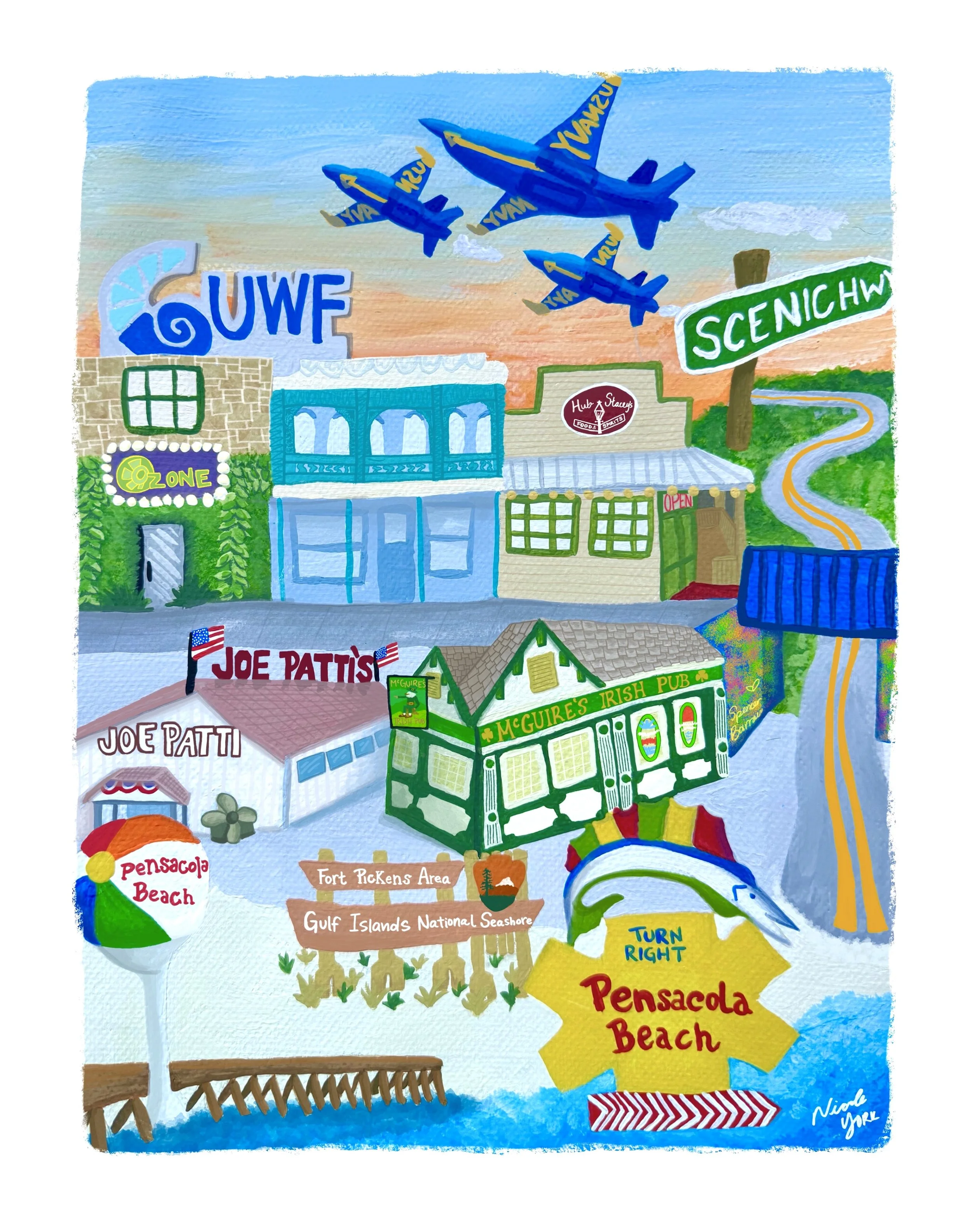 Pensacola Print 11x14