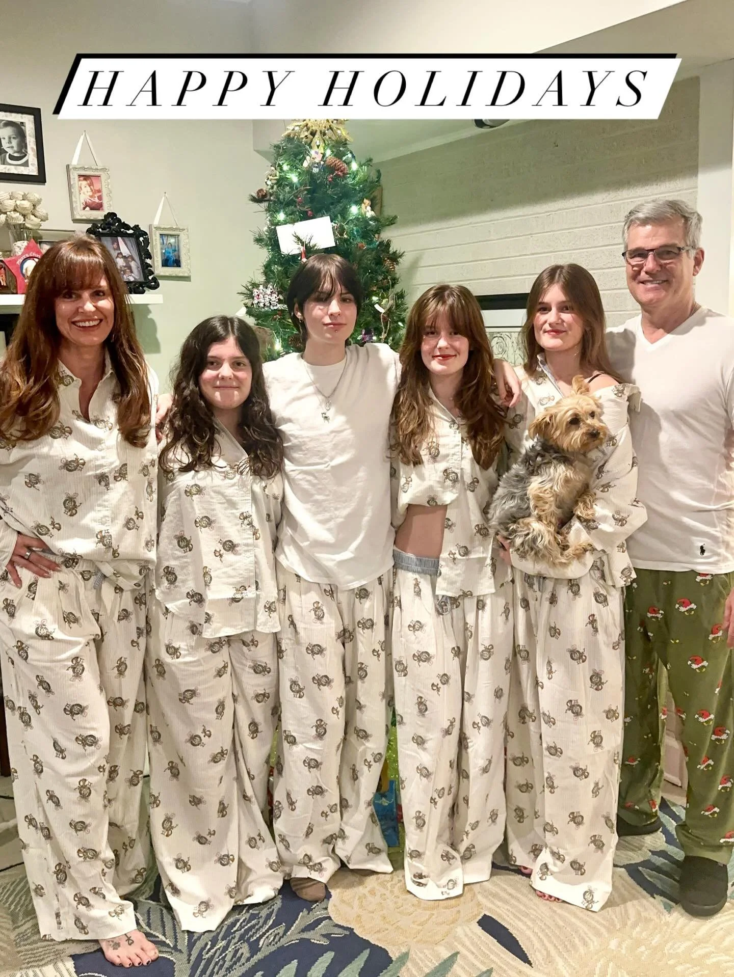 Annual Xmas Eve PJ photo ✅
Now time to watch &ldquo;It&rsquo;s A Wonderful Life.&rdquo;
Happy Holidays, everyone. 🎄🎄🎄🎄

#merrychristmas❤️ #xmasevepajamas