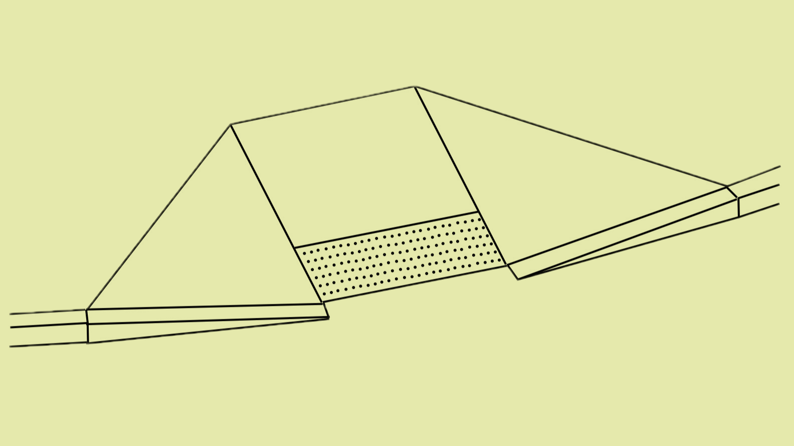 Simple curb cut drawing