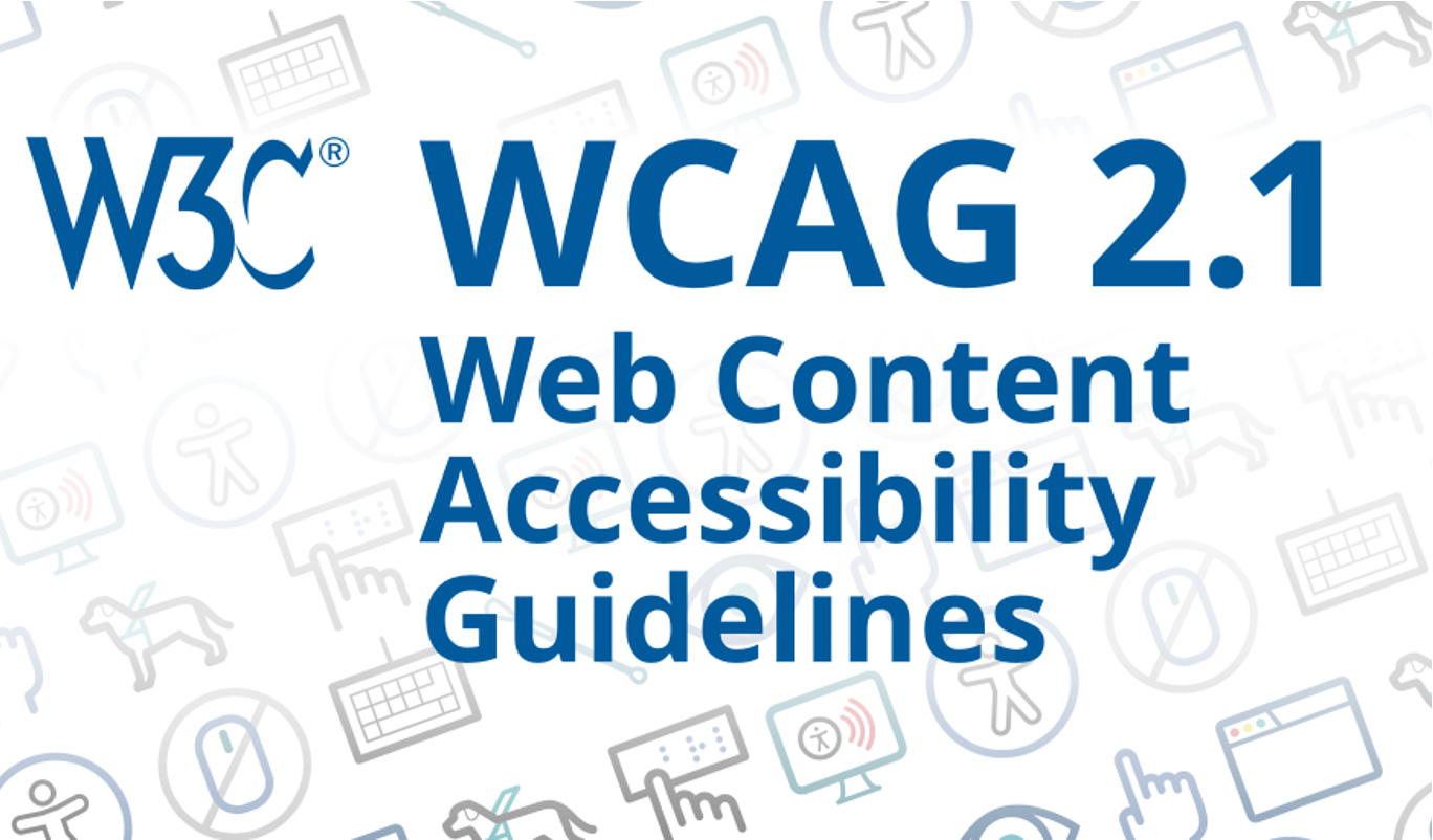 w3c wcag 2.1 web accessibility guidelines