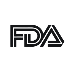 FDA logo in black on a white background