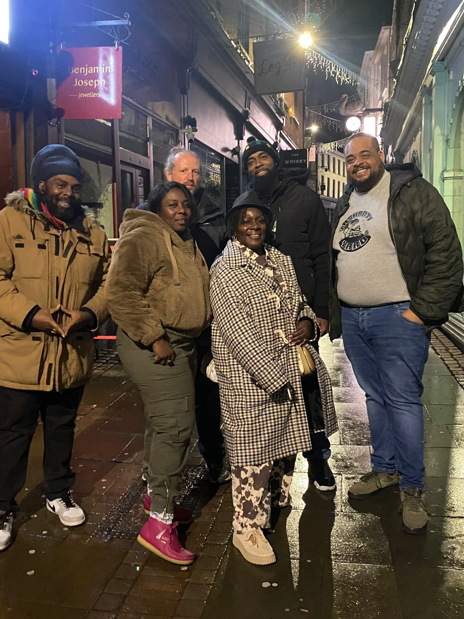 Local community supporters gathered in Norwich raising awareness and support for Jamaica after Hurricane Melissa
