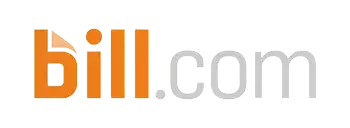 Bill.com logo with orange and gray text.