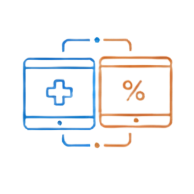 A stylized blue knight chess piece with a horse head design.