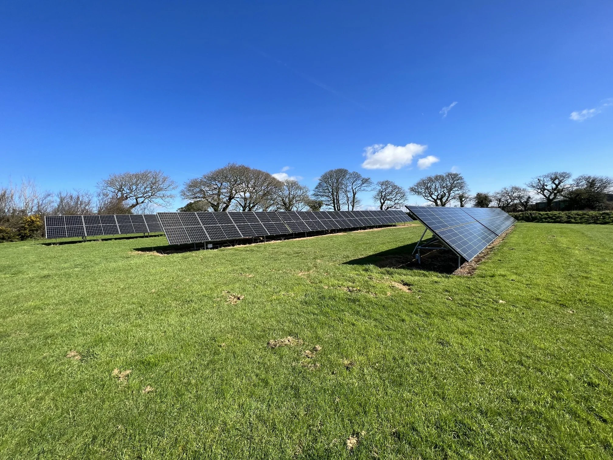 Solar panels for the carbon negative farm