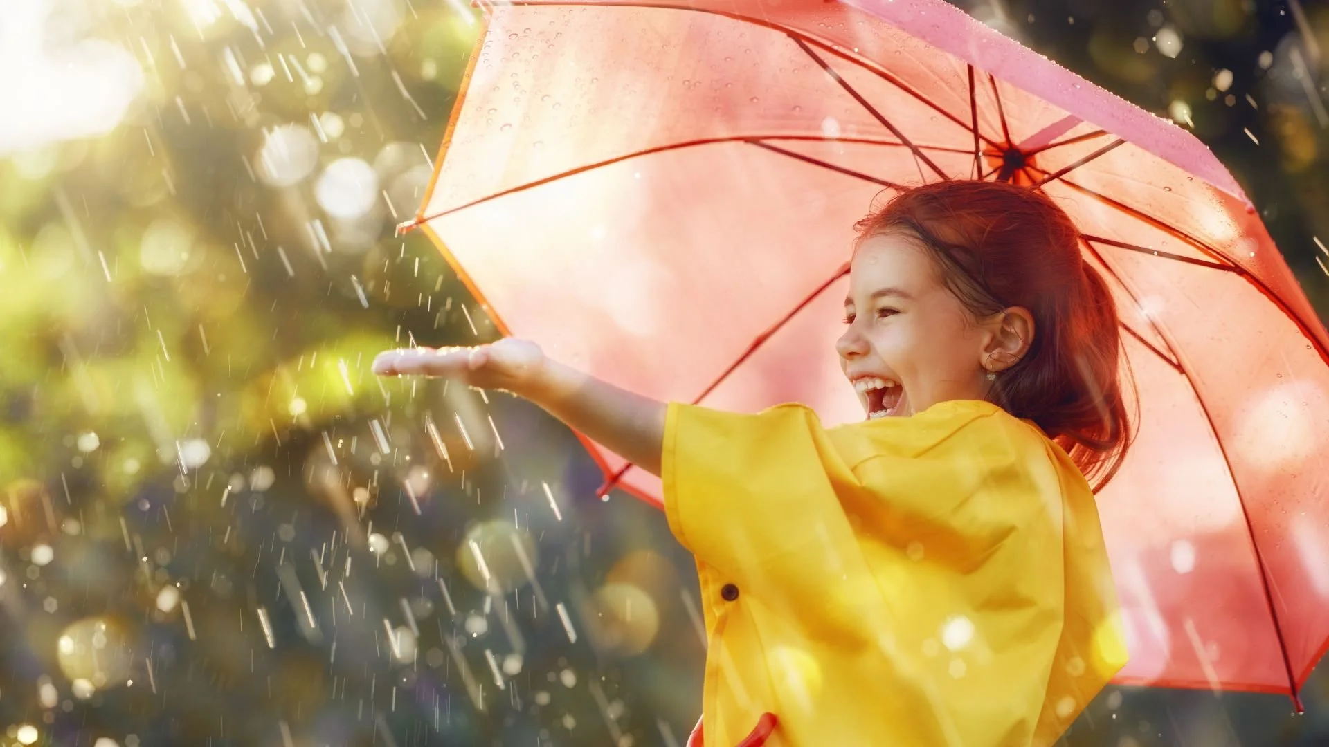 Pluie qui chatouille