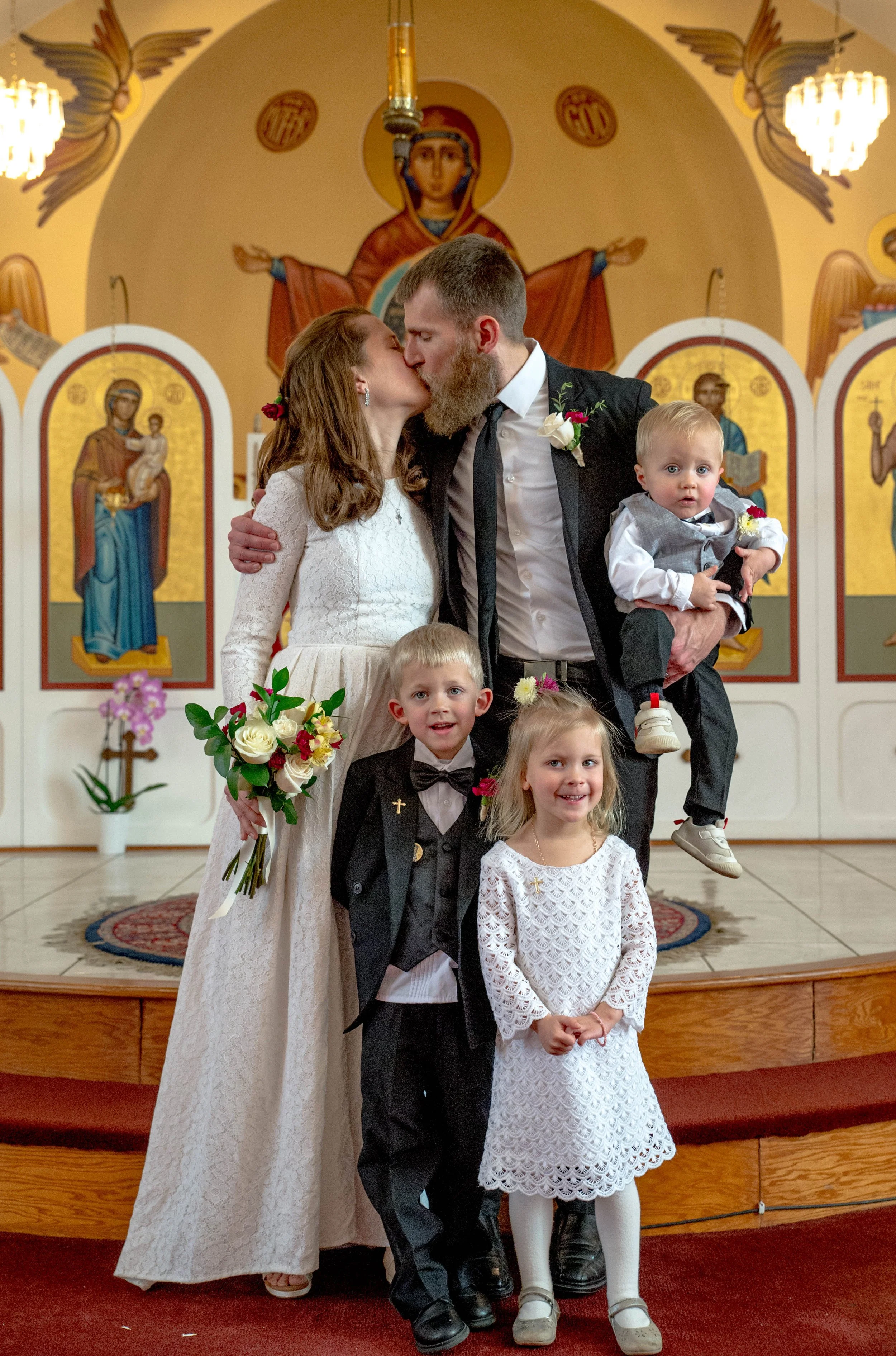 Crowning of Eric and Vanessa