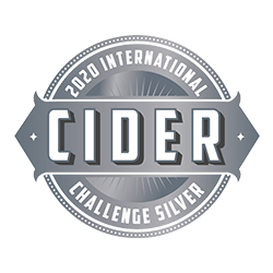 Badge for 2020 International Cider Challenge Silver