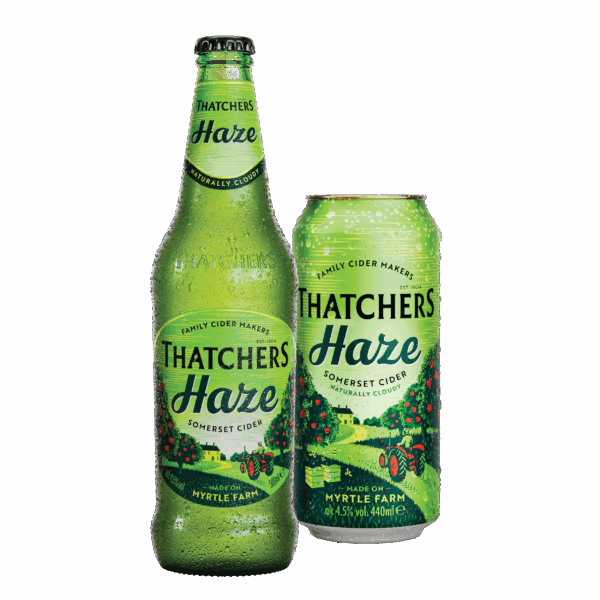 Thatchers Haze cider by True & Tasty Cider