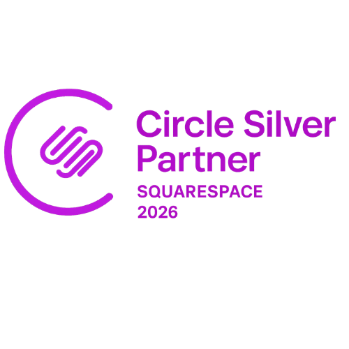 Squarespace circle partner badge