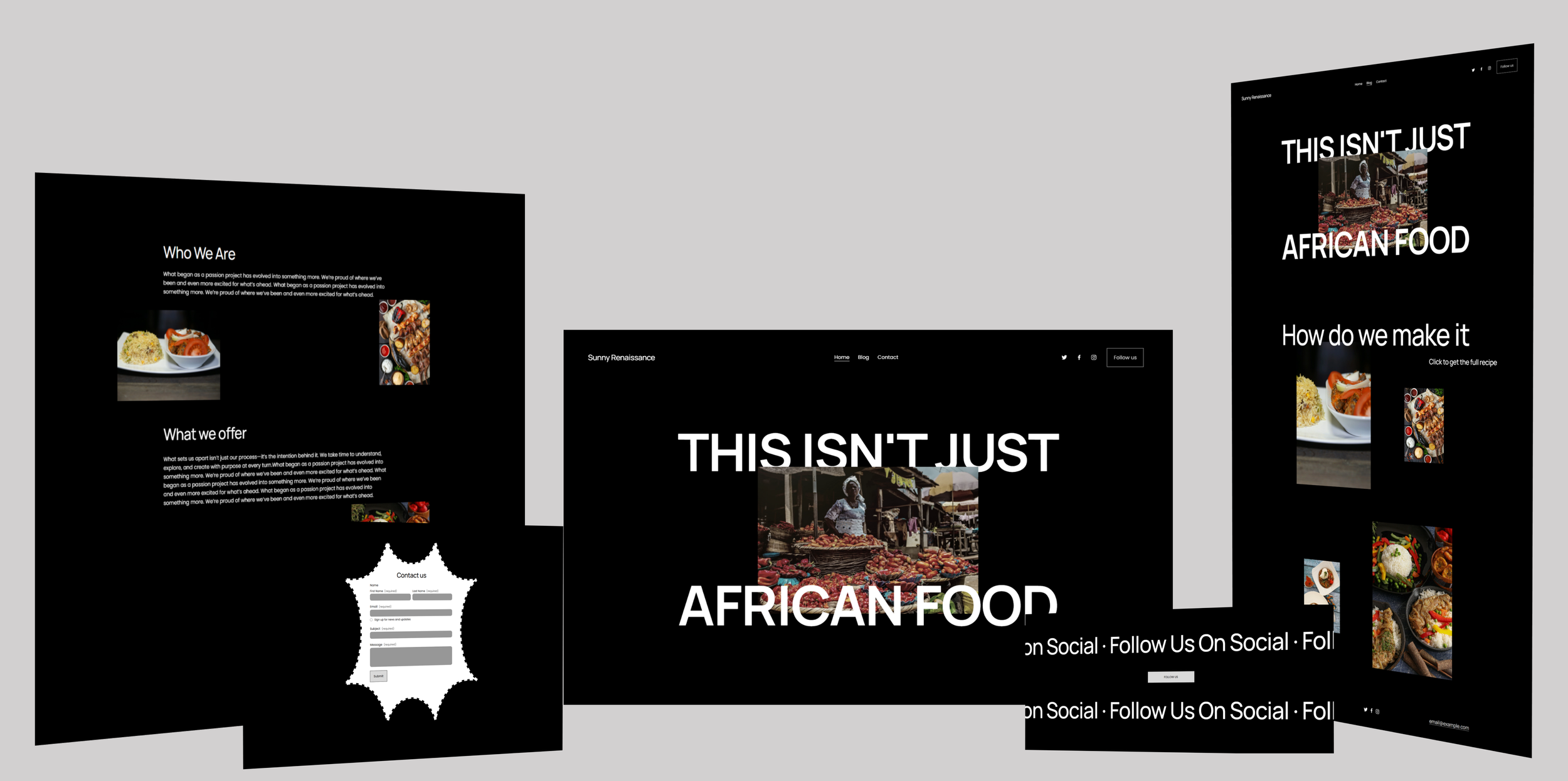 Website named Sunny Renaissance