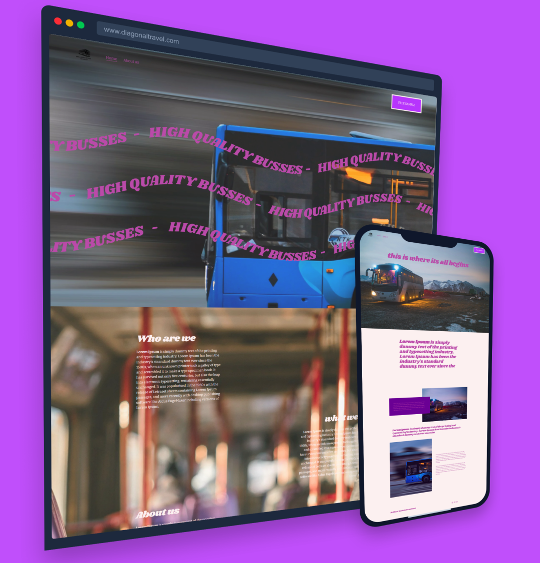 Website named Brilliant Spade International