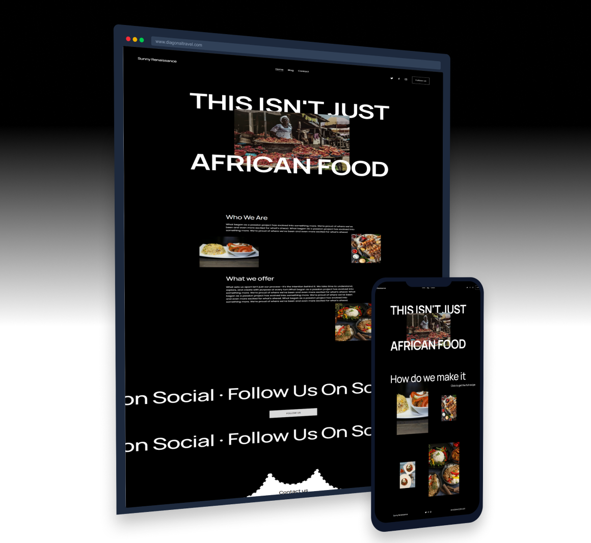 Website named Sunny Renaissance