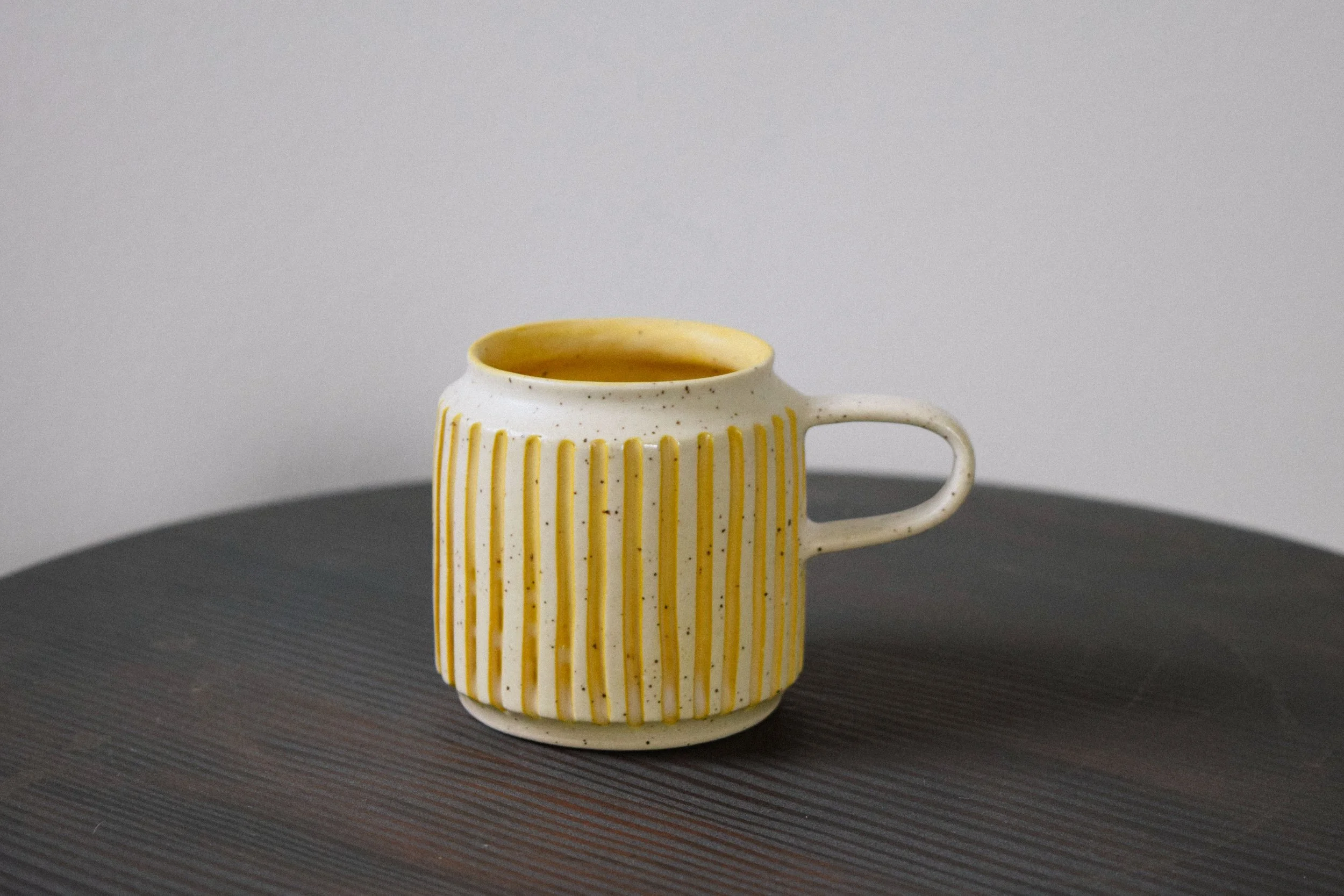 The Speckled Striped Mug