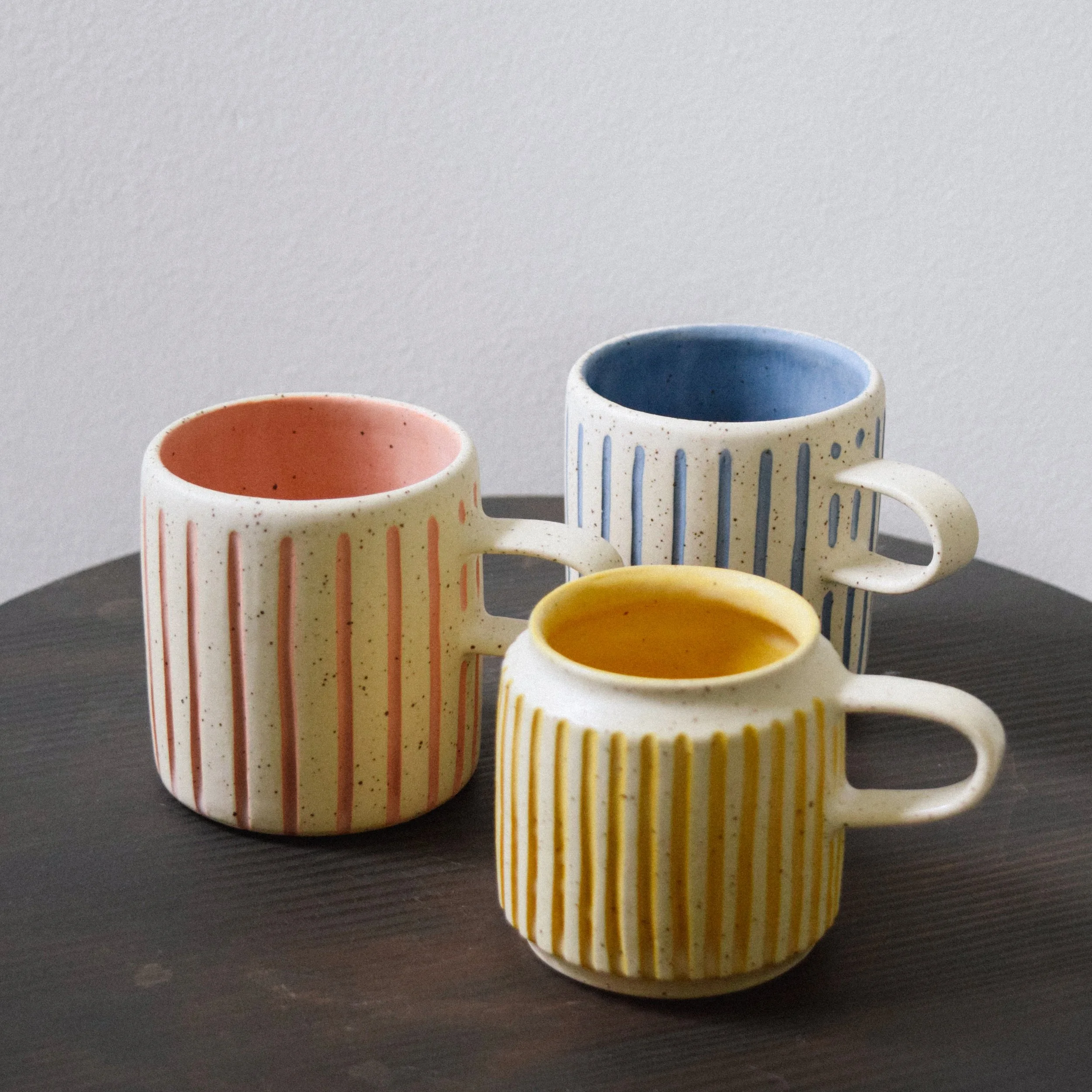 The Speckled Striped Mug