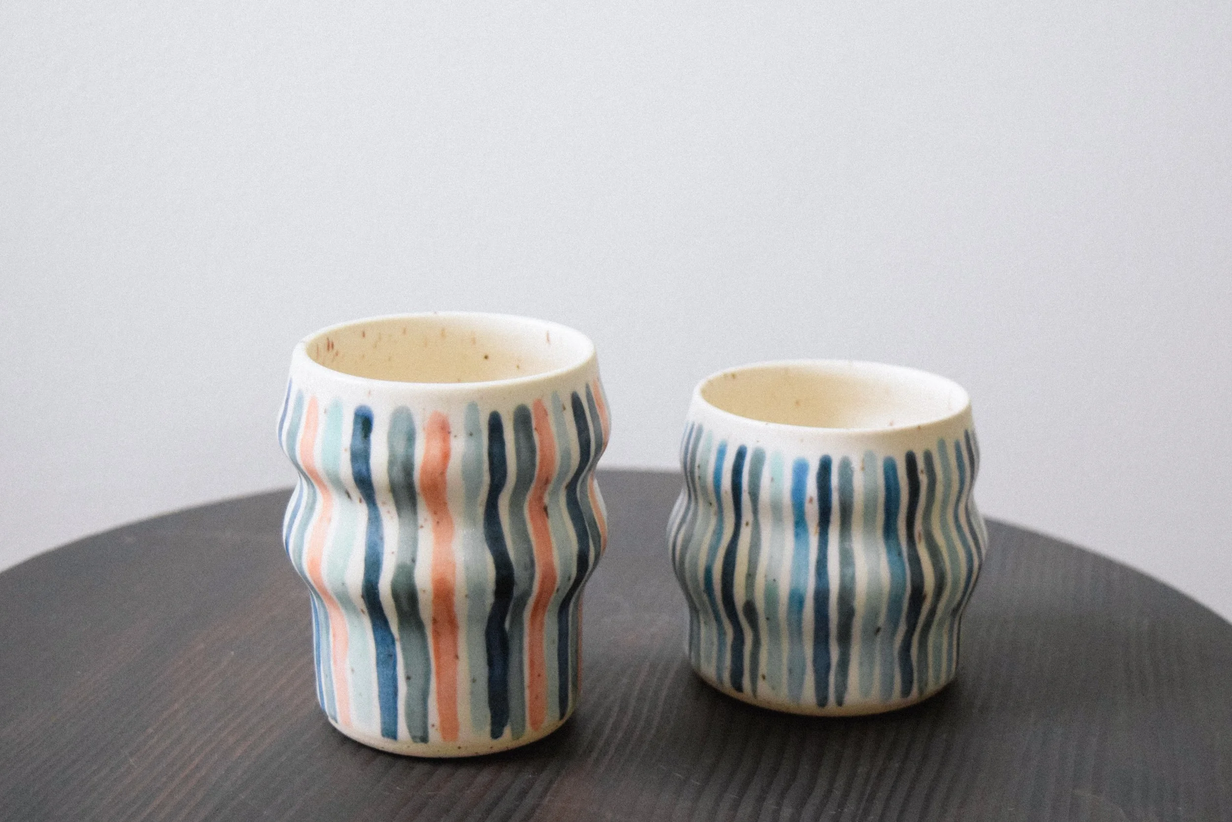 The Curvy Stripe Cup