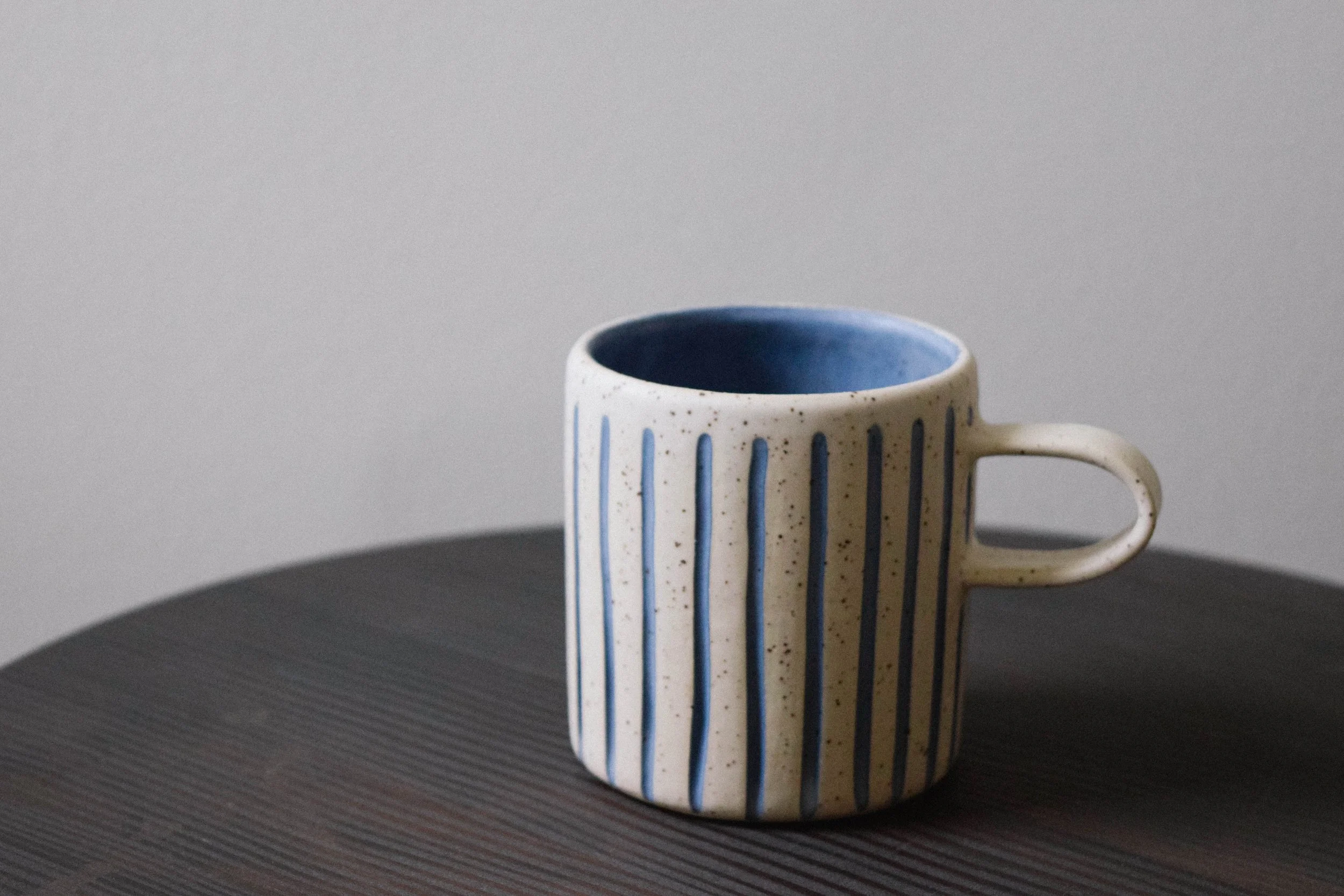 The Speckled Striped Mug