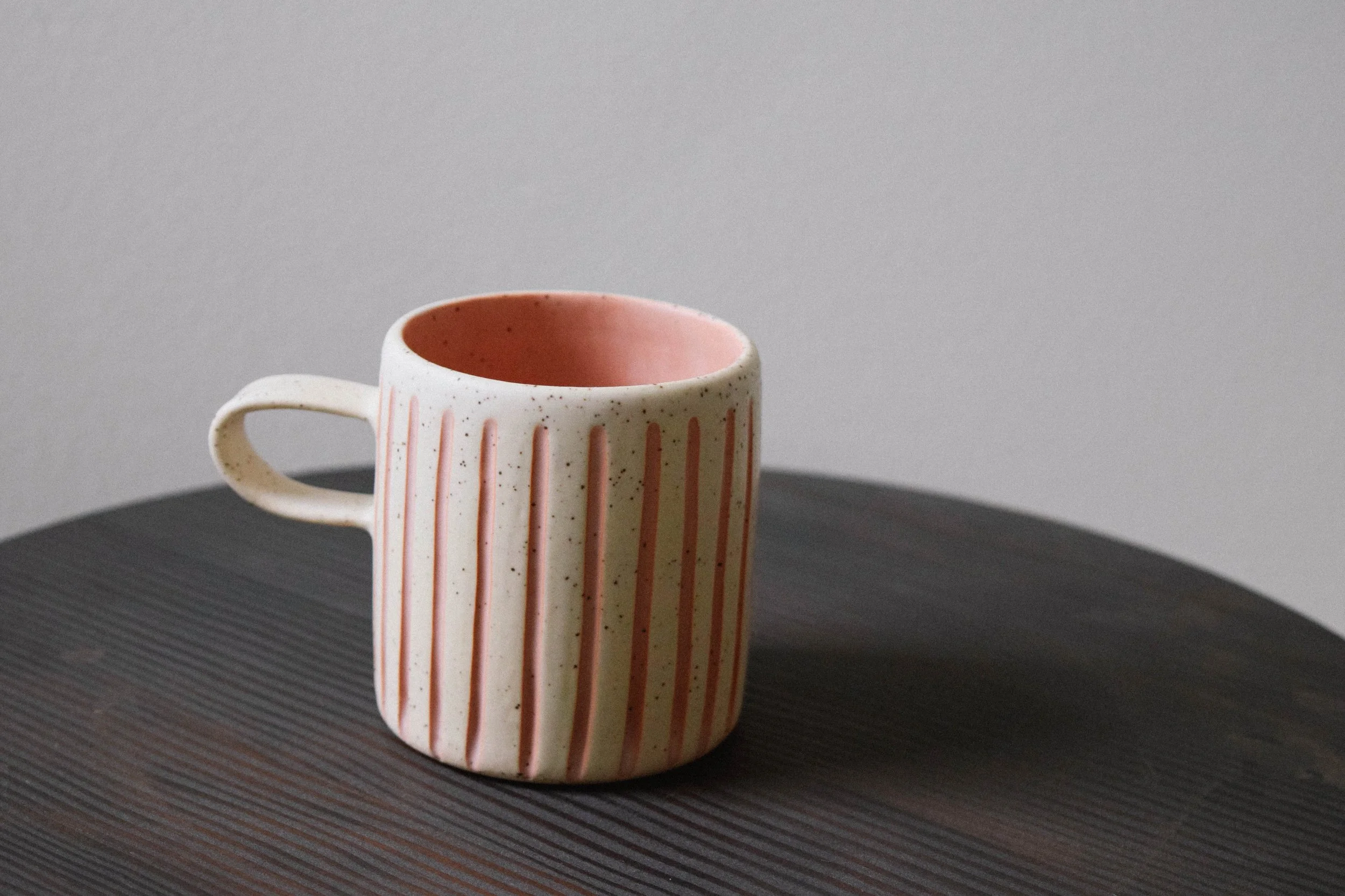 The Speckled Striped Mug