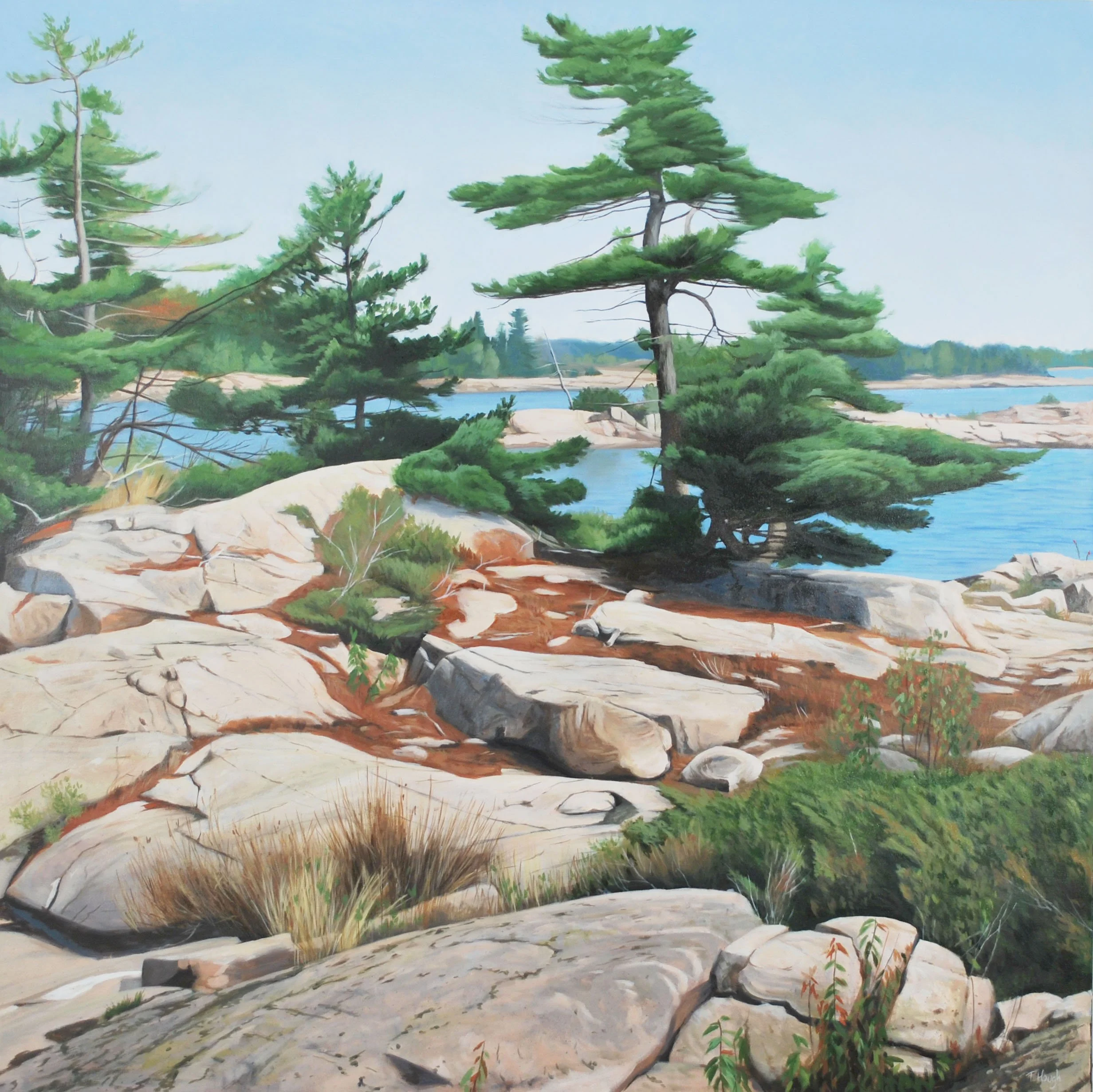 Georgian Bay, oil on canvas, 48" X 48", Sold